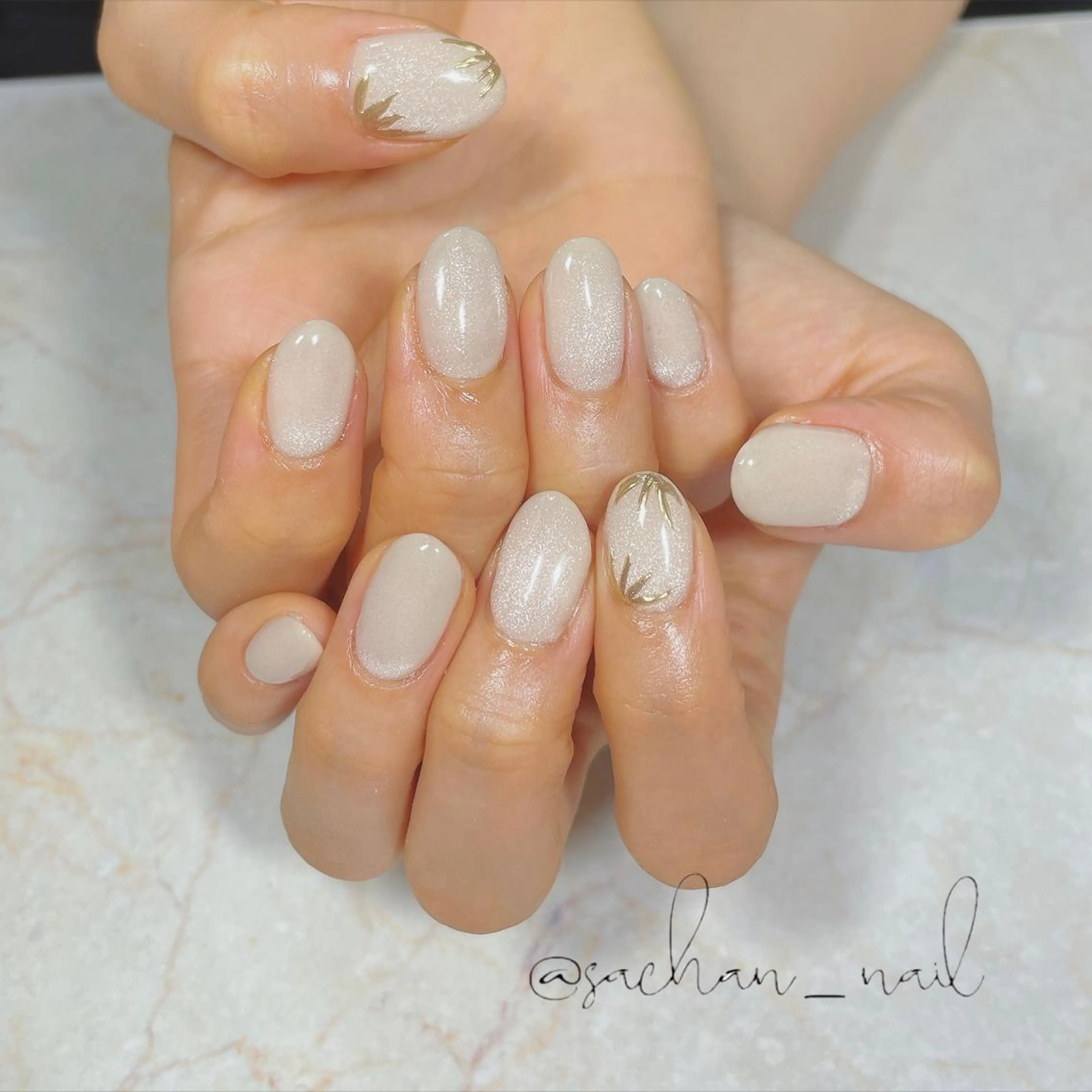 ネイル ジェルネイル マグネットネイル ハンドネイル Sukegawa Satsukiのネイルデザイン