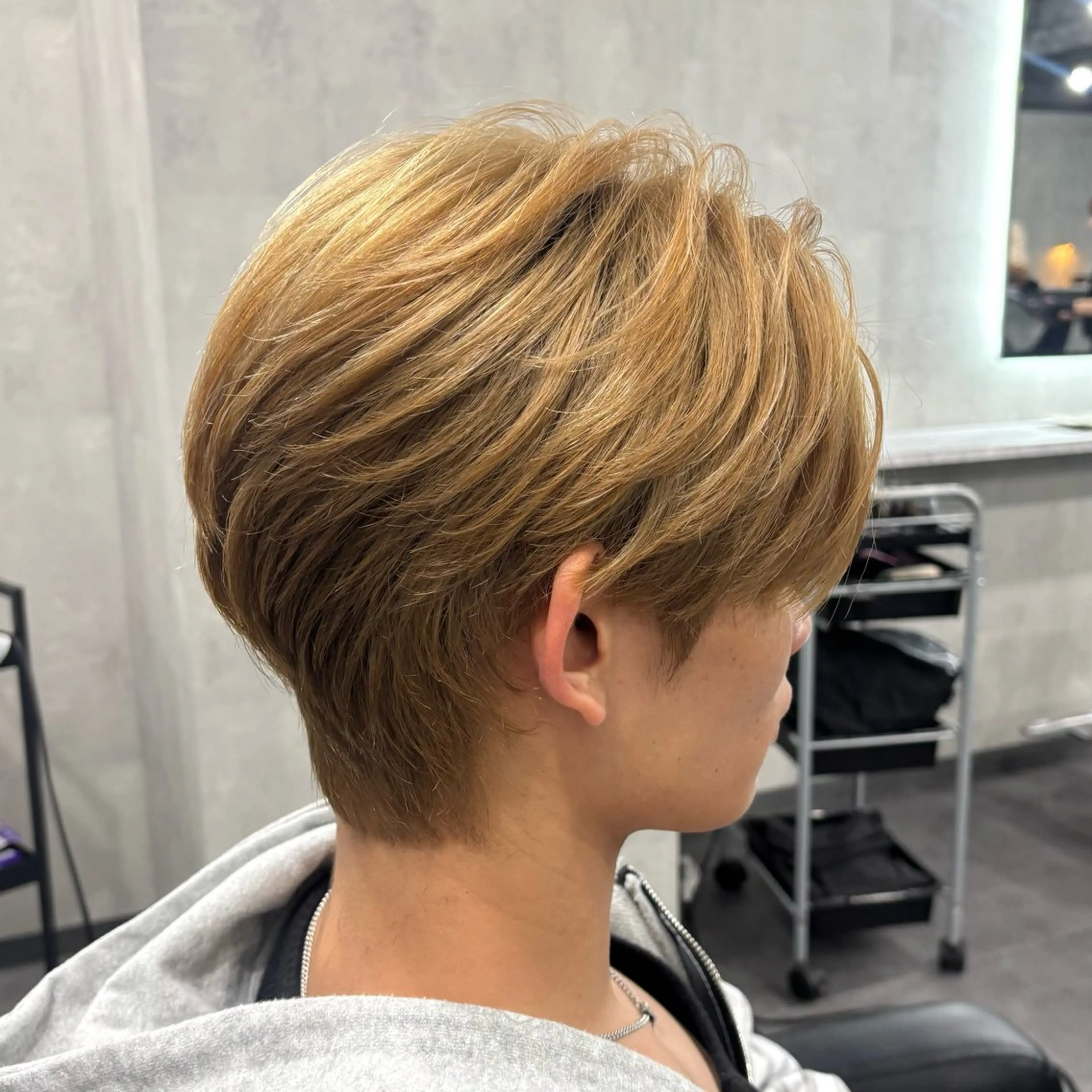 メンズ センターパート メンズ韓国風 LAVEL 渋谷店所属・ふーか/韓国メンズ /カットモデル募集のヘアスタイル