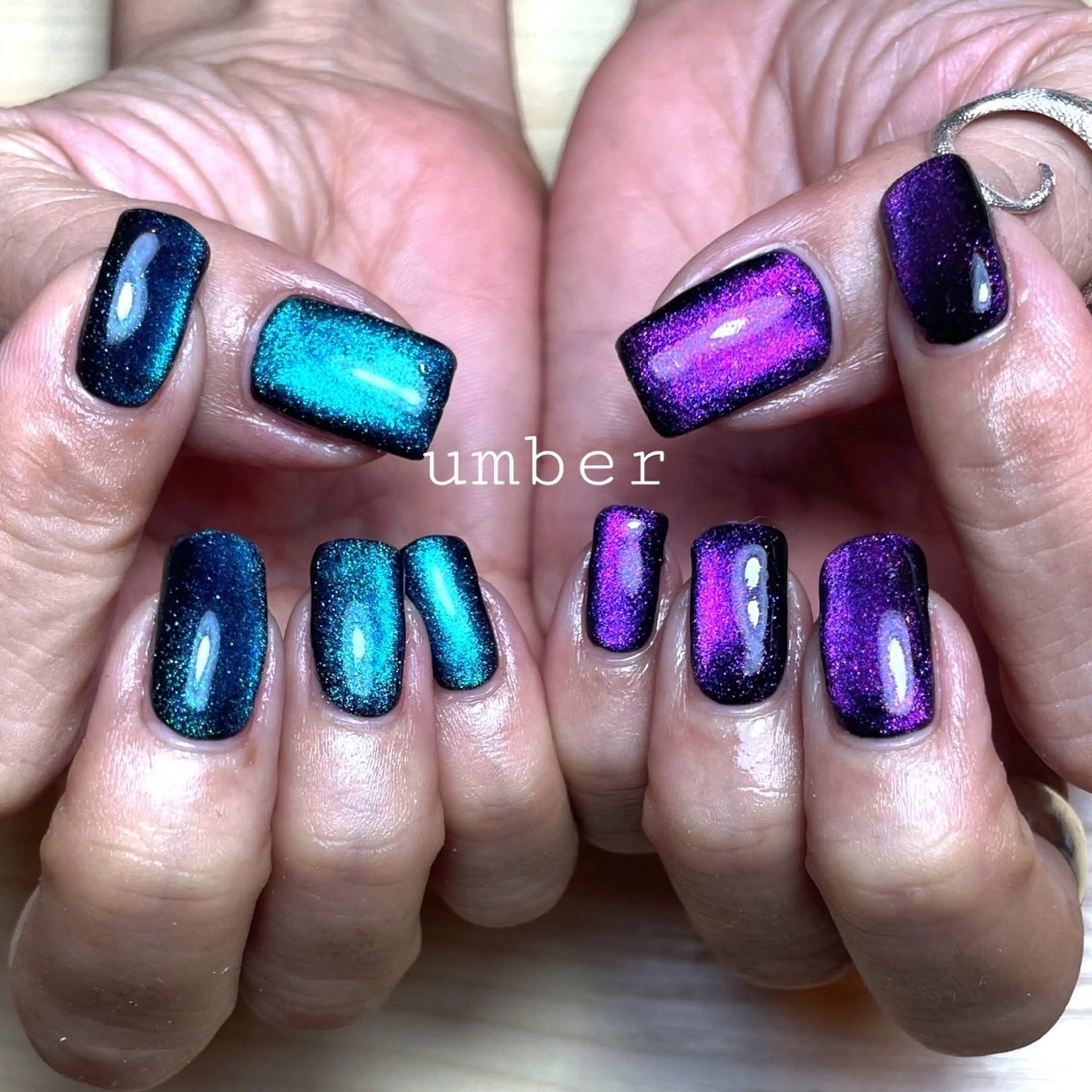 ネイル ハンドネイル umber 三茶1分のネイルデザイン