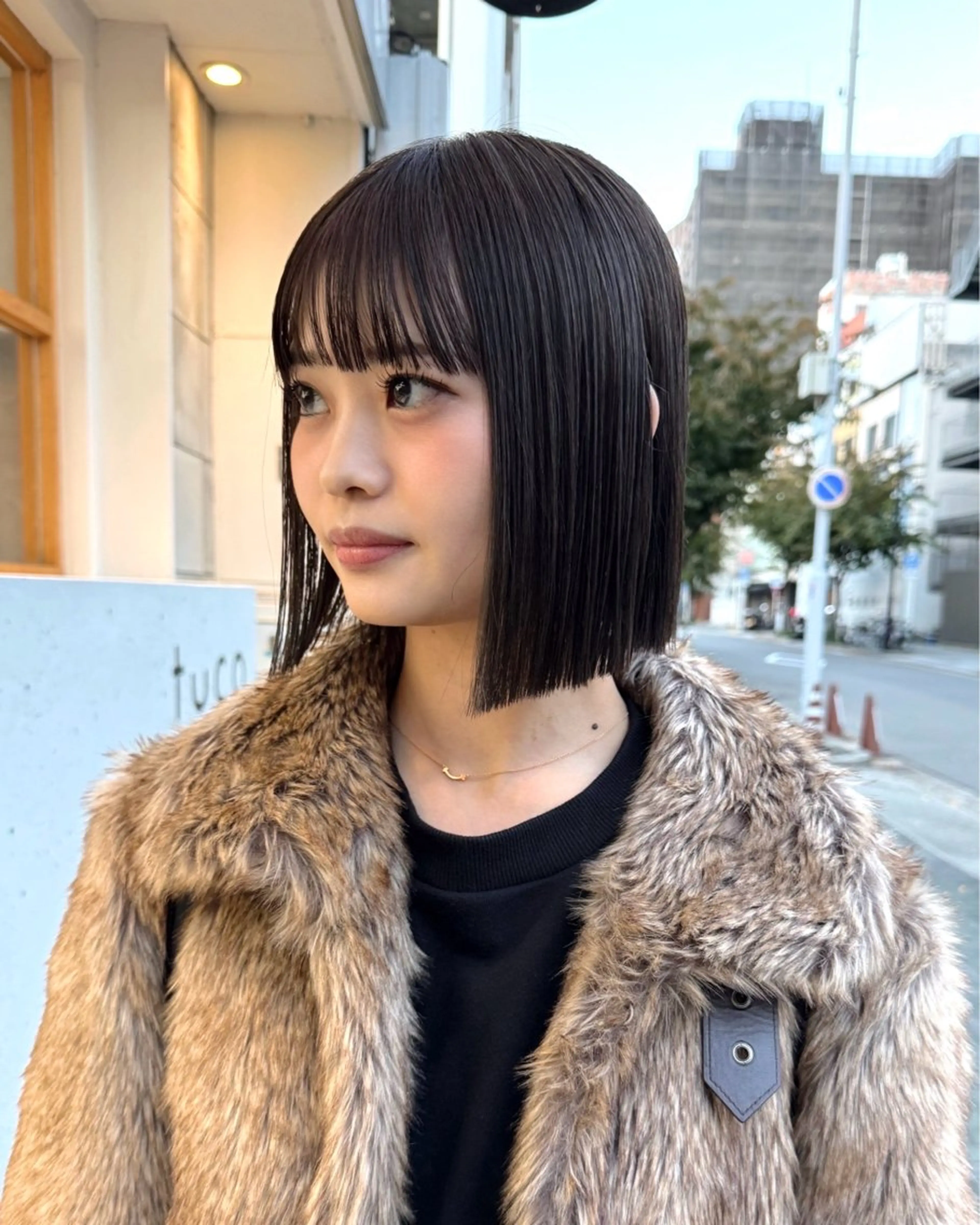 ショート カラー ブラウンカラー くすみブラウン ボブ カット ヘアカラー トリートメント デザイン/レイヤー Kaito🐩/栄のヘアスタイル