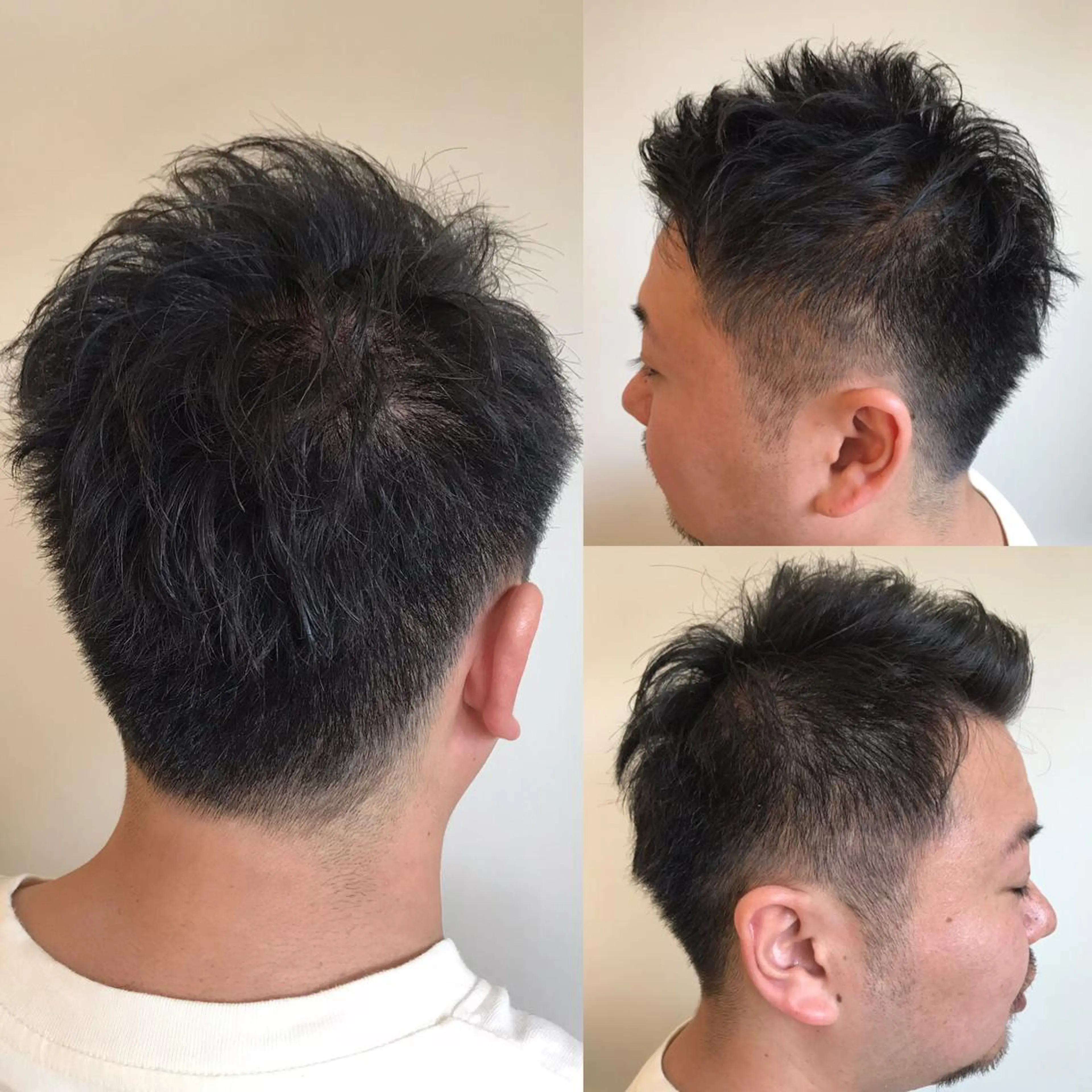 ショート メンズ 刈り上げ ショートヘア 赤羽、髪質改善サロン 吉野リョウスケのヘアスタイル