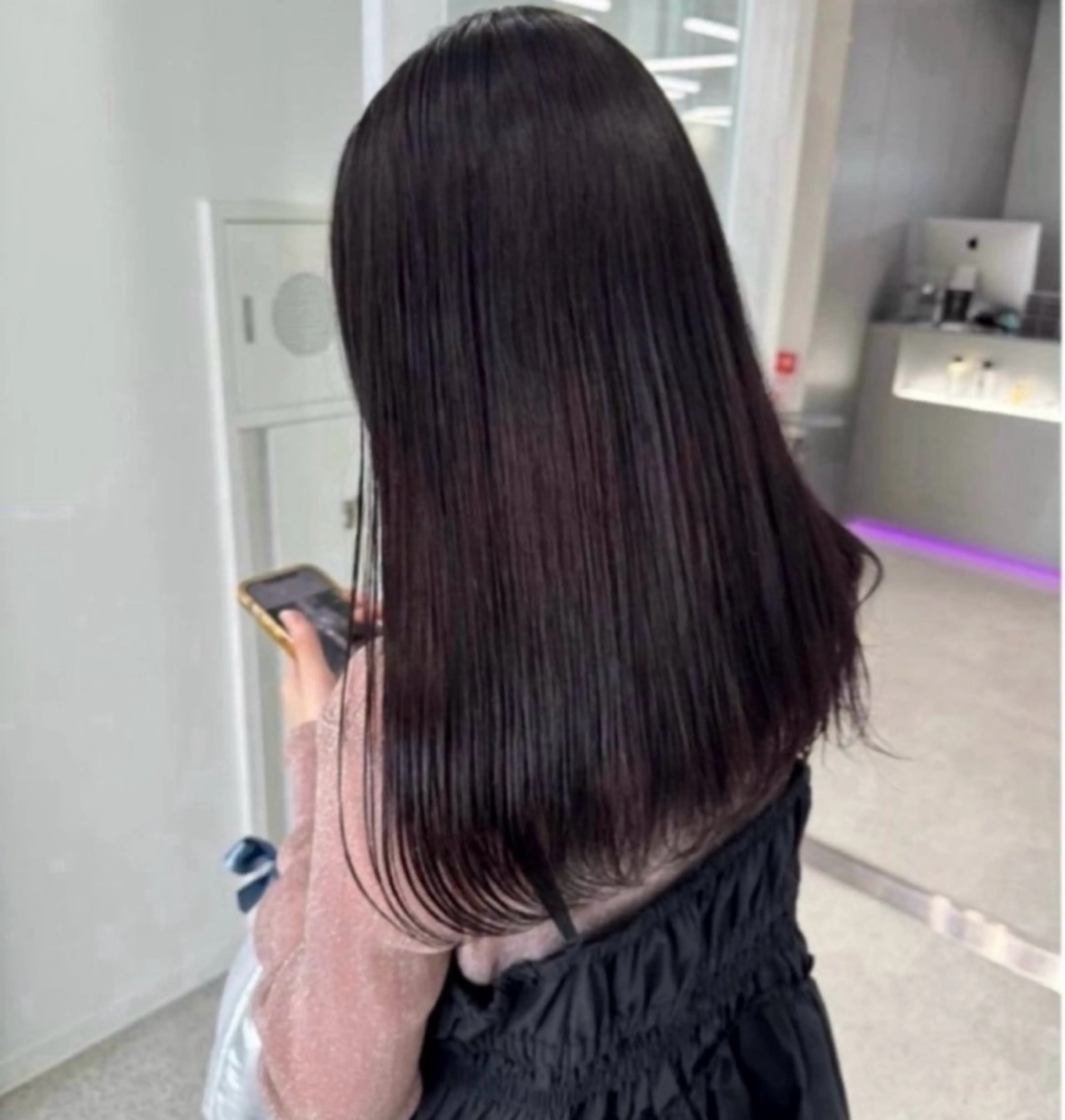 ロング ヘアカラー miku/ラベンダー 透明感カラー🪻❤︎のヘアスタイル