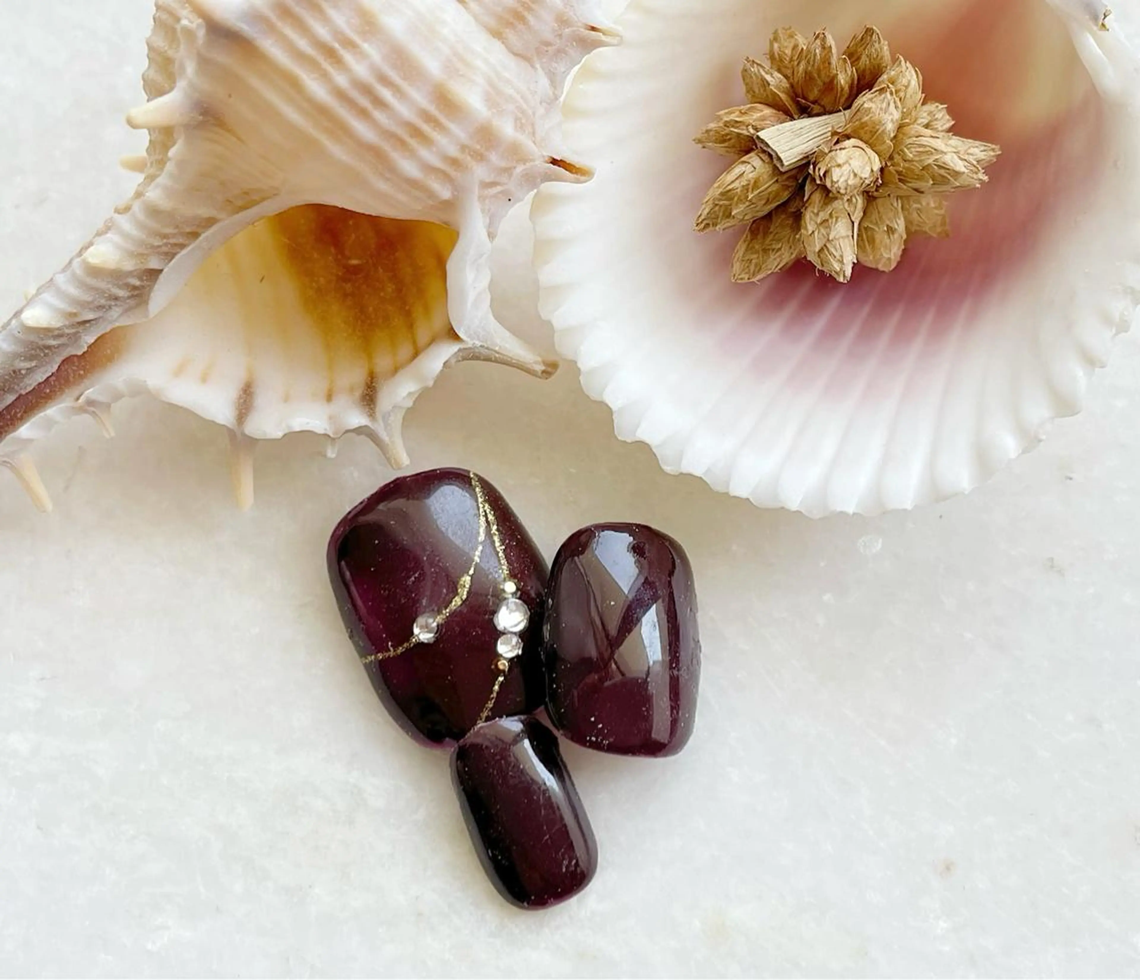 ネイル フットネイル ジェルネイル パラジェル フットネイル Satomi  のネイルデザイン