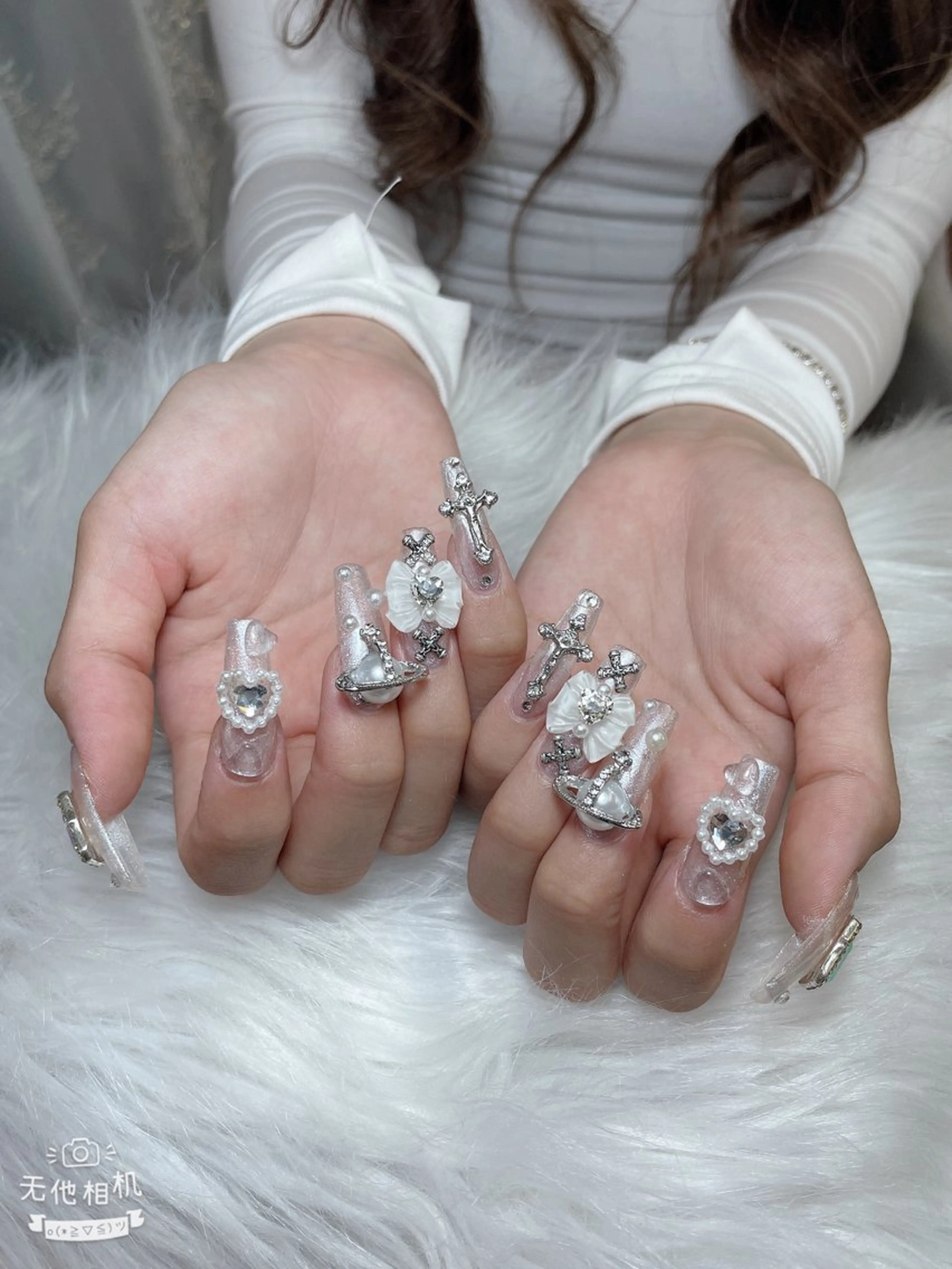 ネイル ハート 韓国ネイル スカルプネイル 夏ネイル ワンホンネイル Melody Nail所属・Melody  3D/スカルプ専門店のネイルデザイン