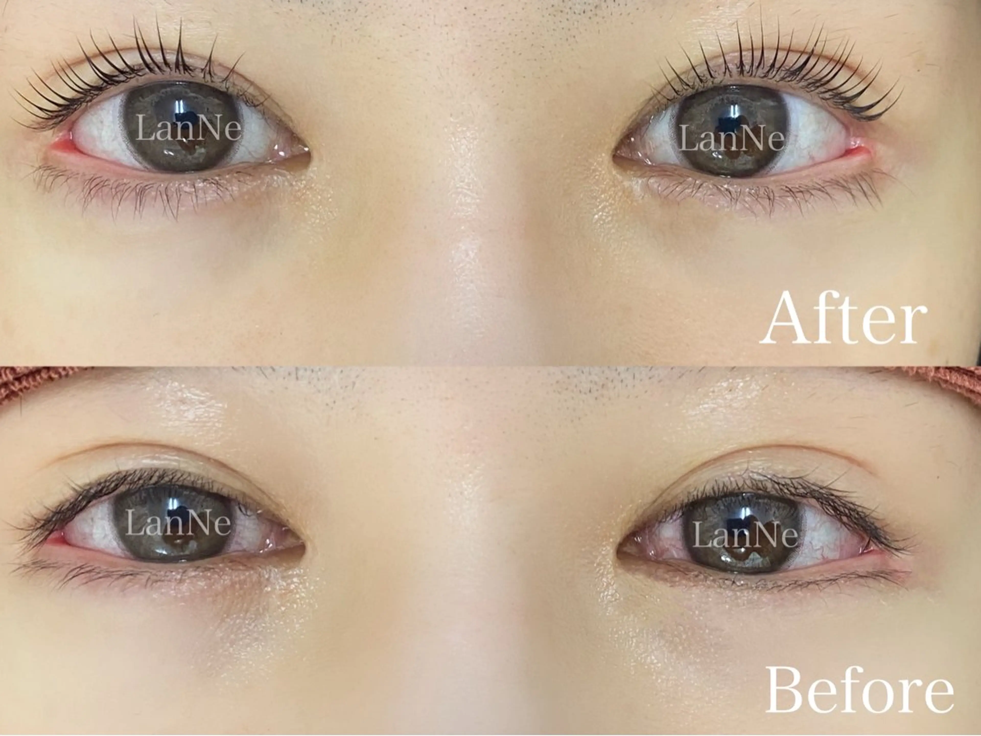 マツエク・マツパ パリジェンヌラッシュリフト マツパ LanNe Asukaのマツエク・マツパデザイン