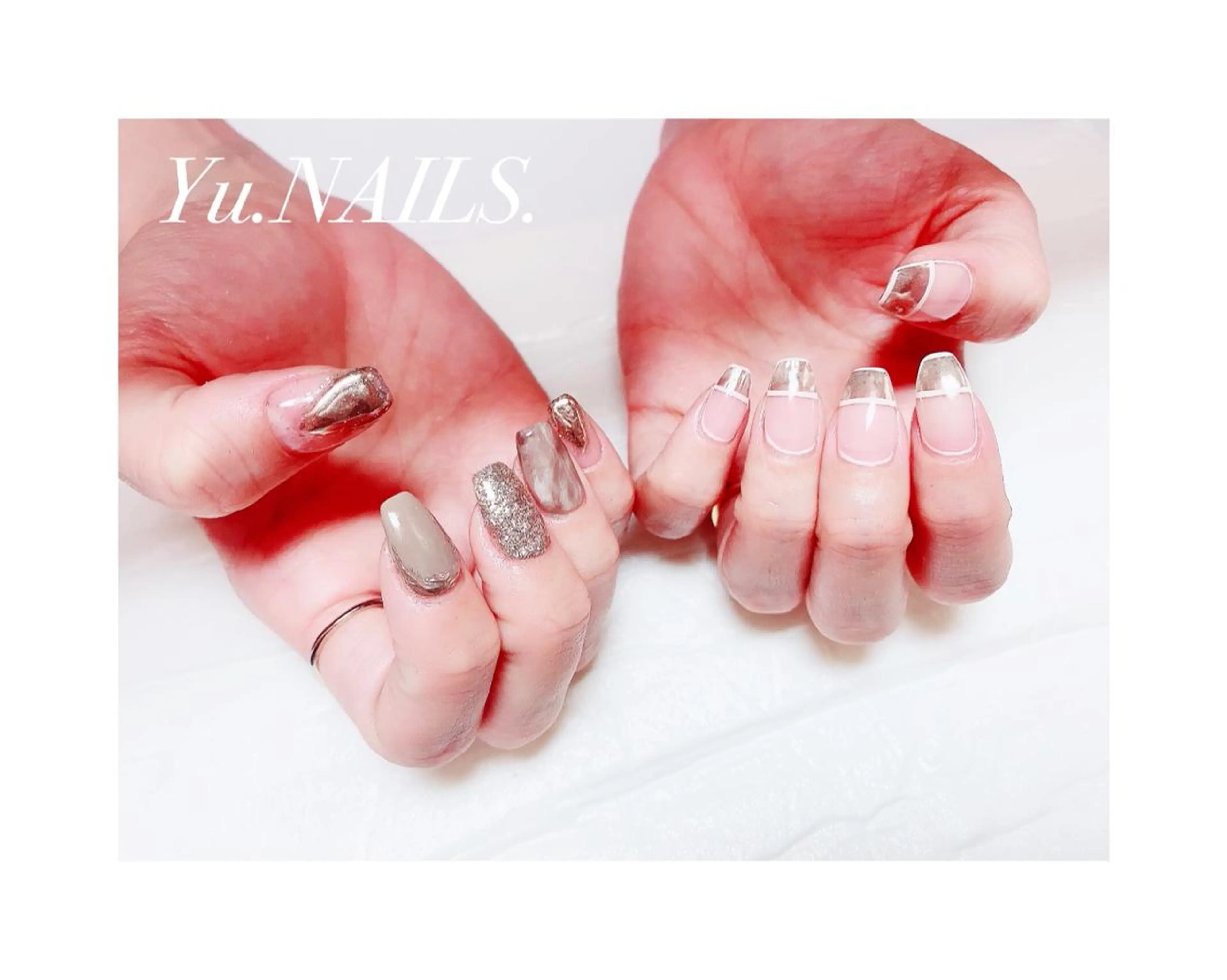 ネイル ニュアンスネイル ユー ネイルズのネイルデザイン