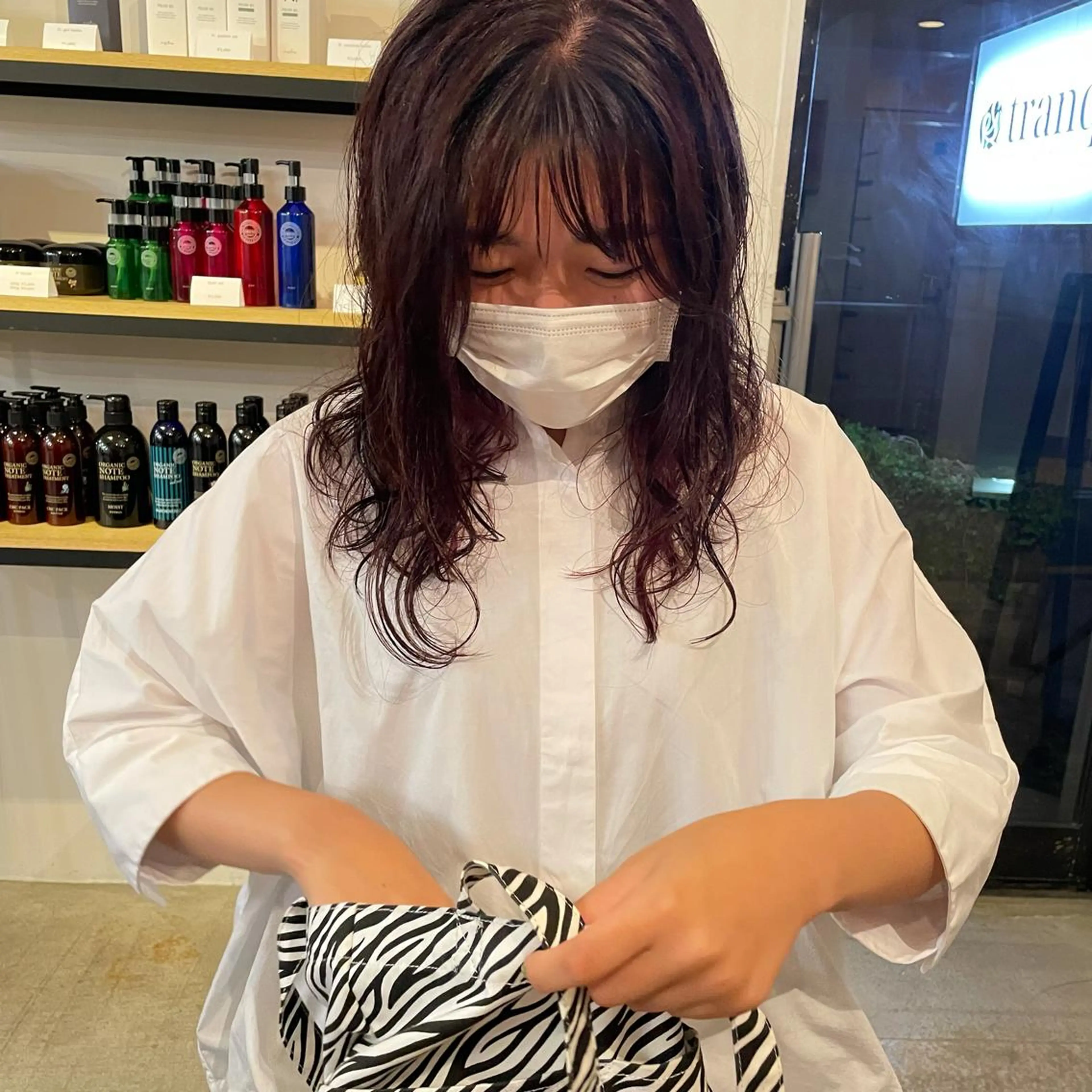 ミディアム カラー レイヤーカット🌙 縮毛矯正🪞ヒロキのヘアスタイル