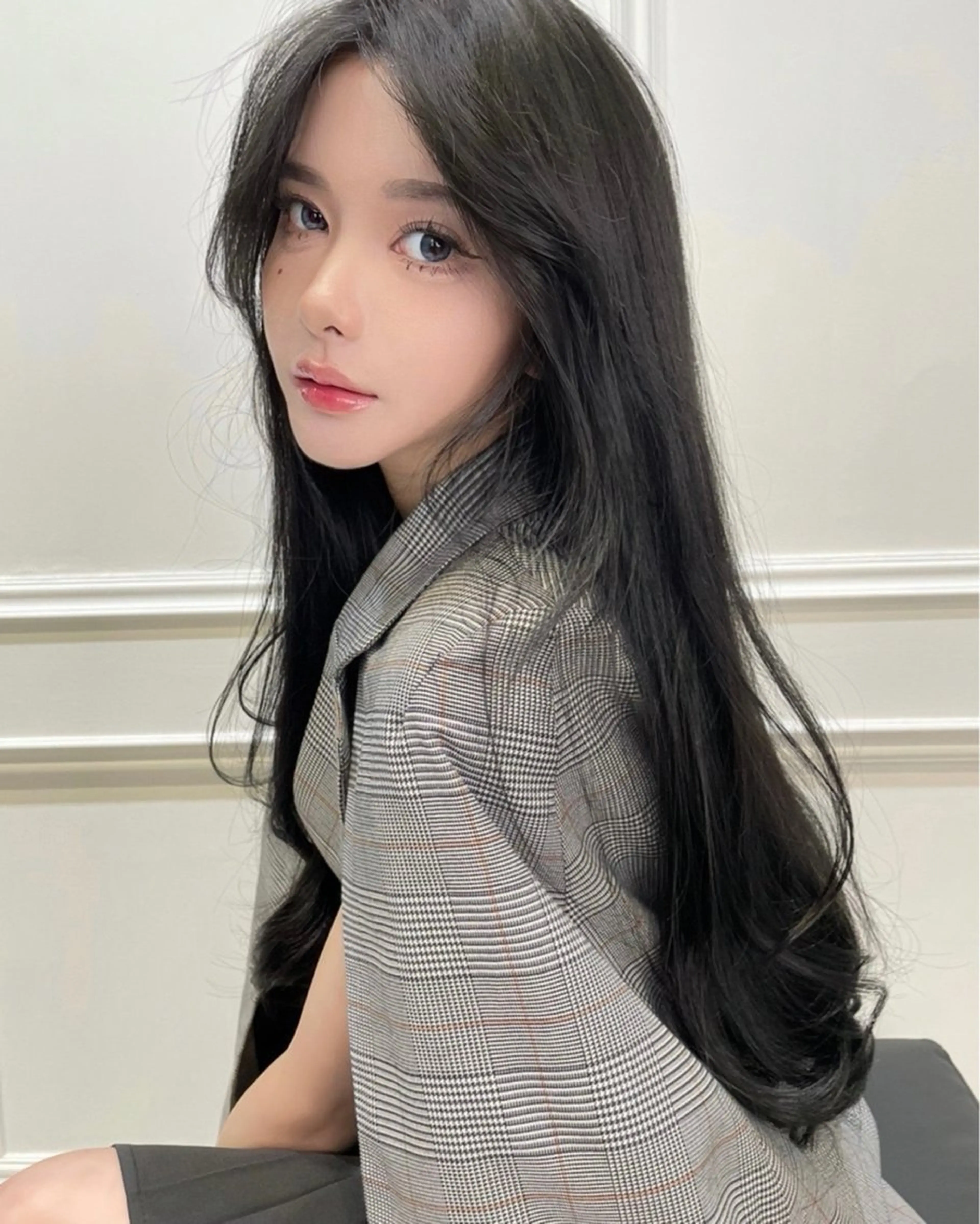 ロング チダアキフミ Ash大森のヘアスタイル