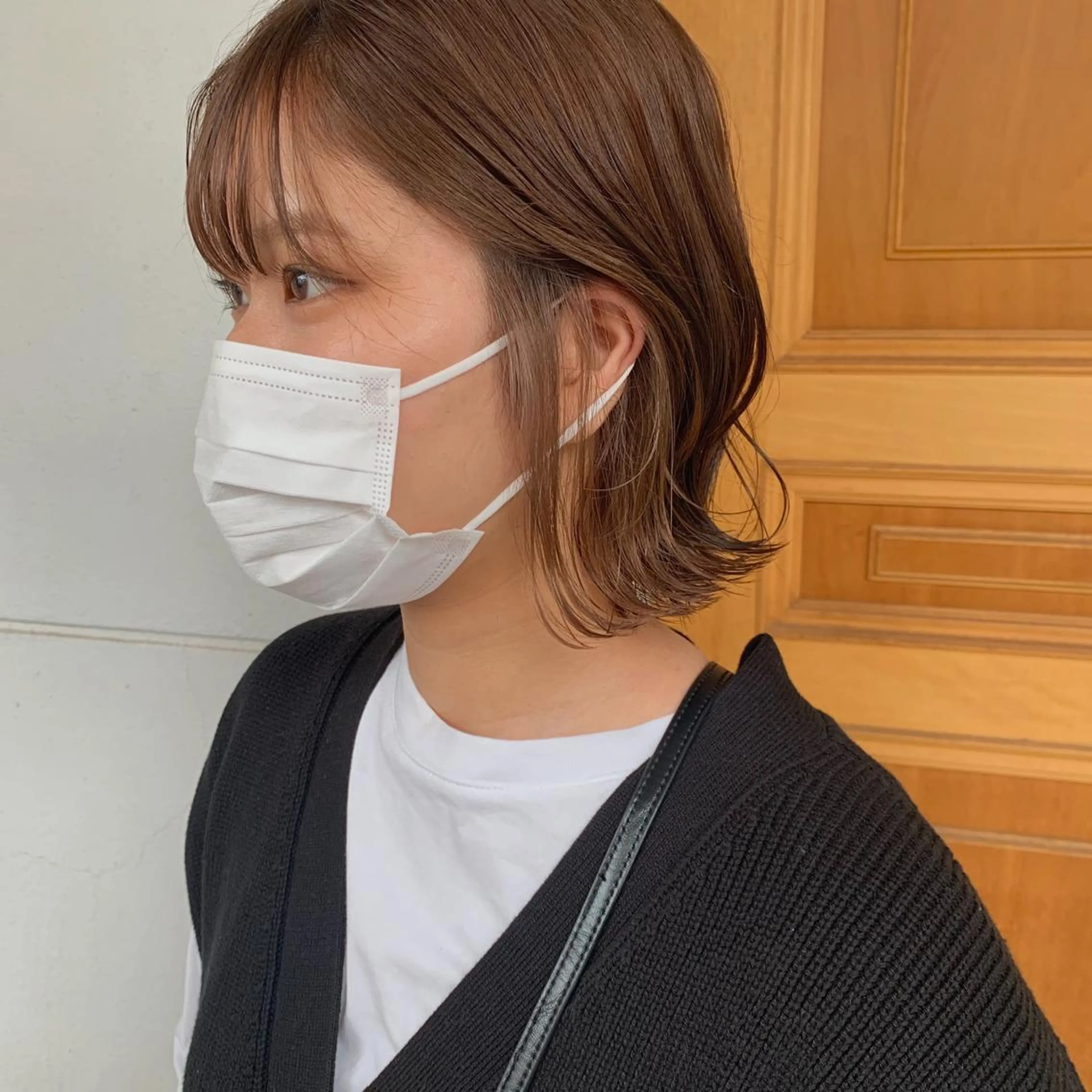 ミディアム カラー イヤリングカラー ヘアカラー m ā l o.🌷 サカモトマイコのヘアスタイル