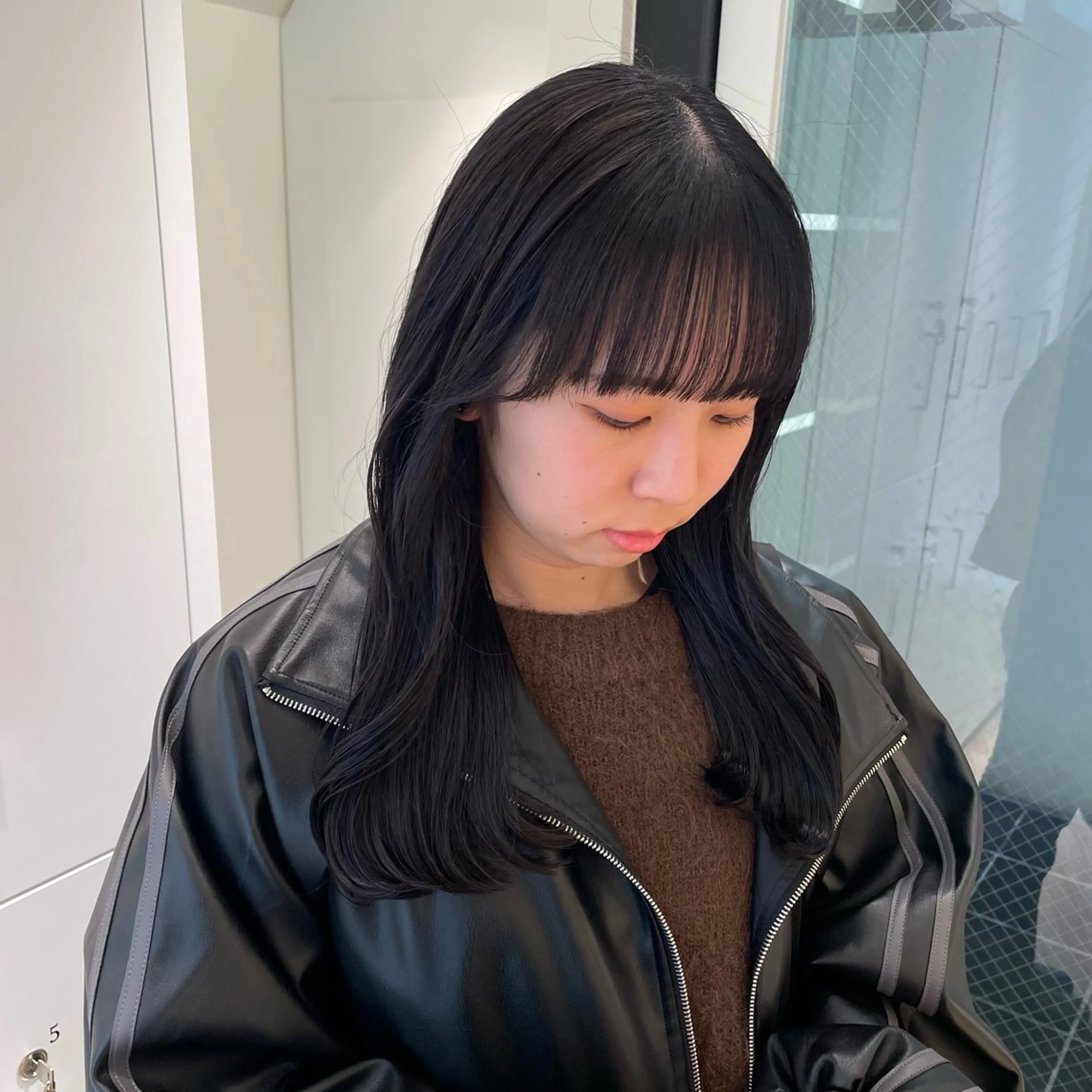 セミロング カラー カット ヘアカラー Parve Mix /頓宮 稚愛🤍のヘアスタイル