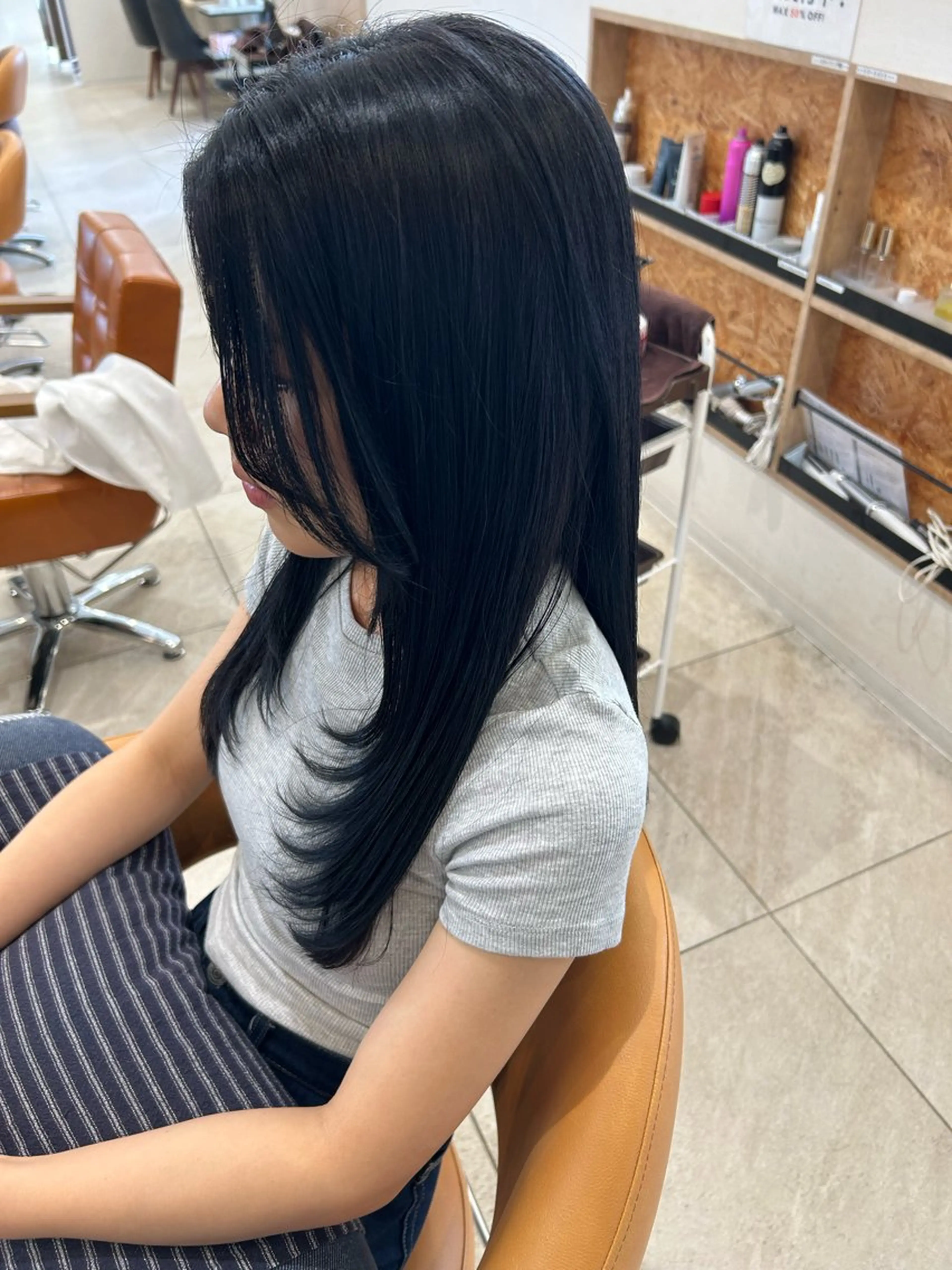 ロング 横田 まおのヘアスタイル