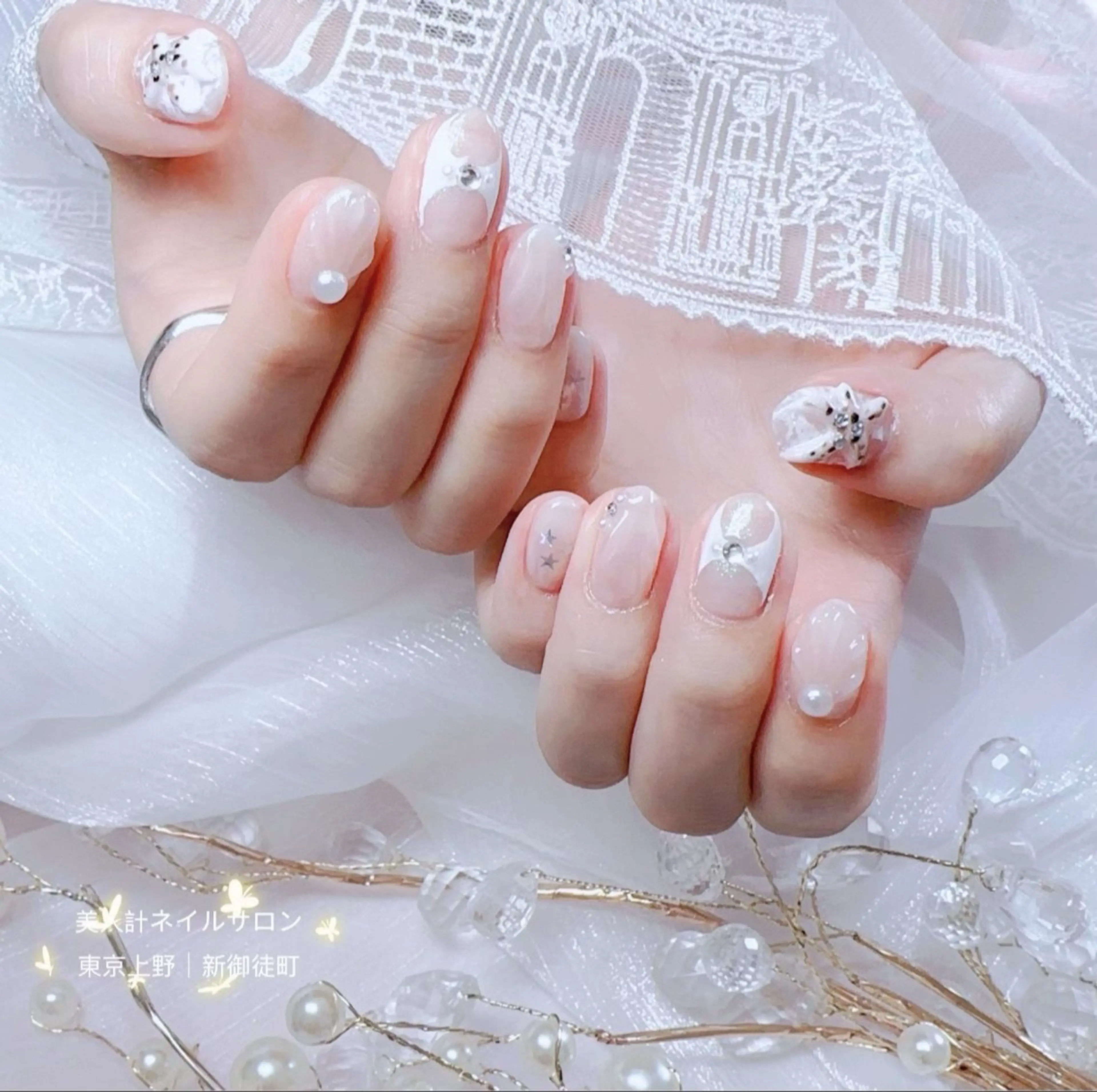 ネイル アートネイル フットネイル 美人計ネイルサロン所属・中山 美月のネイルデザイン