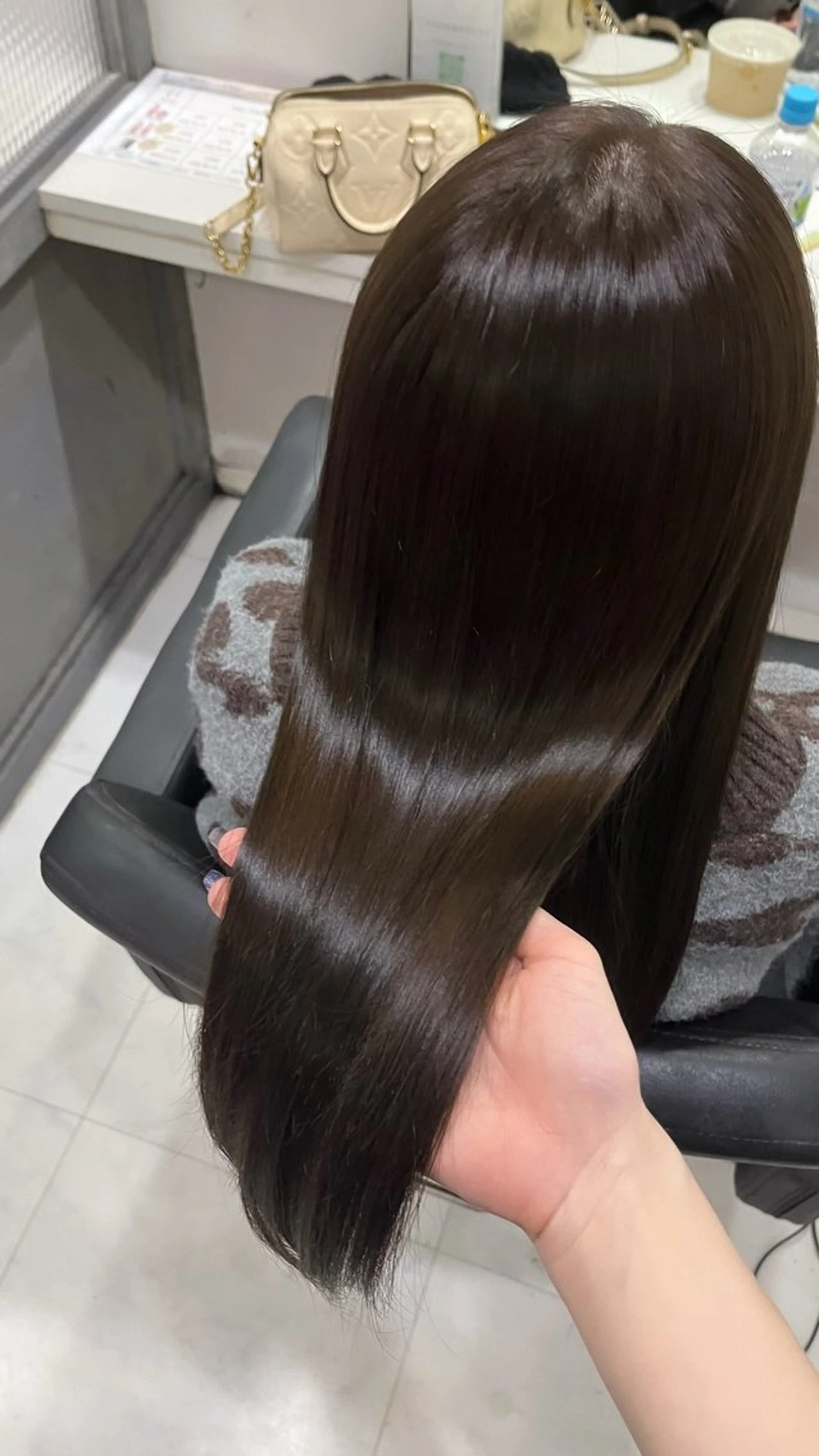 セミロング カラー ヘアカラー トリートメント 🦋エクステ/透明感 /艶髪🦋REISAのヘアスタイル