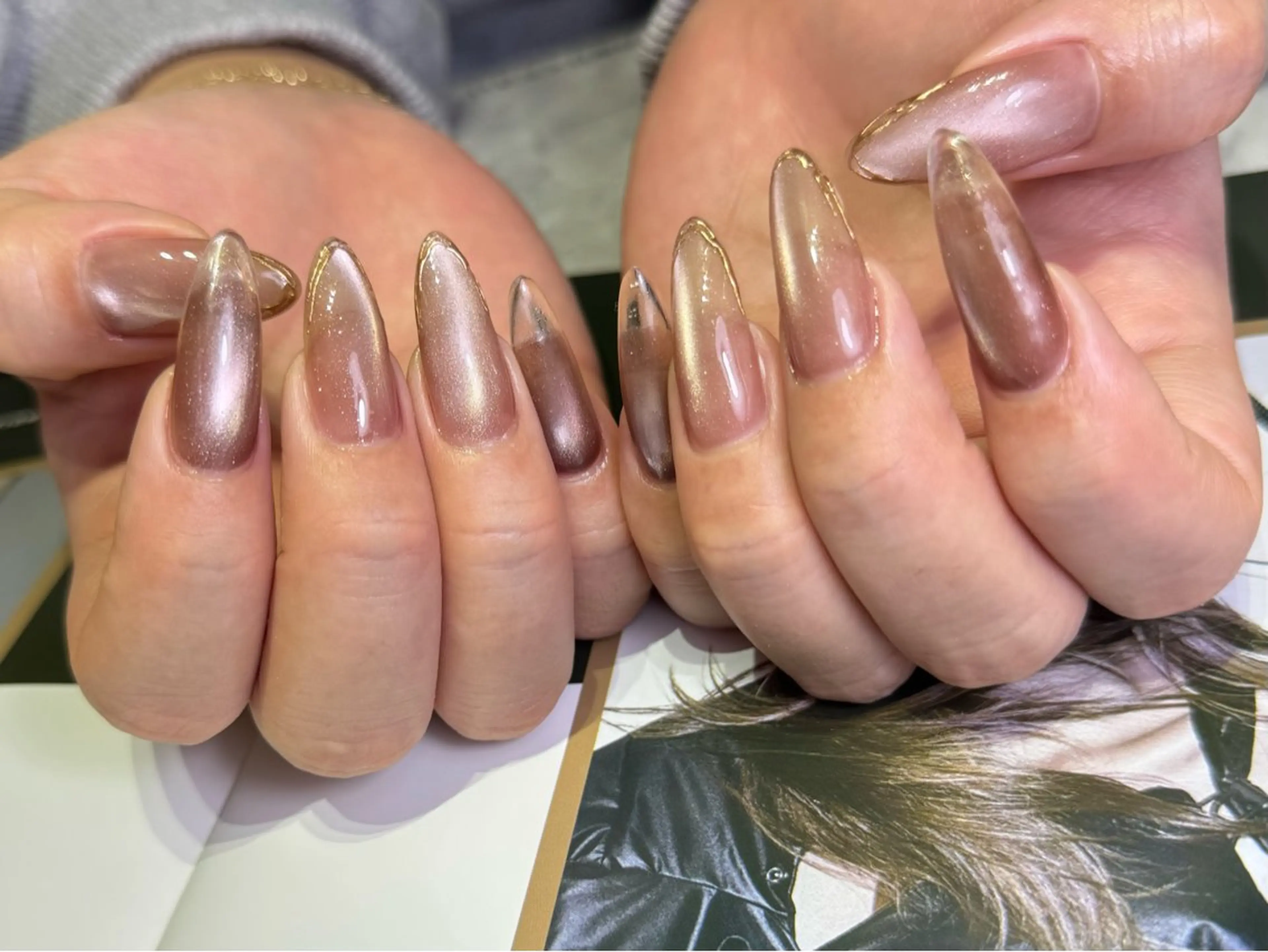 ネイル クリアネイル フレンチネイル ハンドネイル Mnailsalon フィルイン対応サロンのネイルデザイン