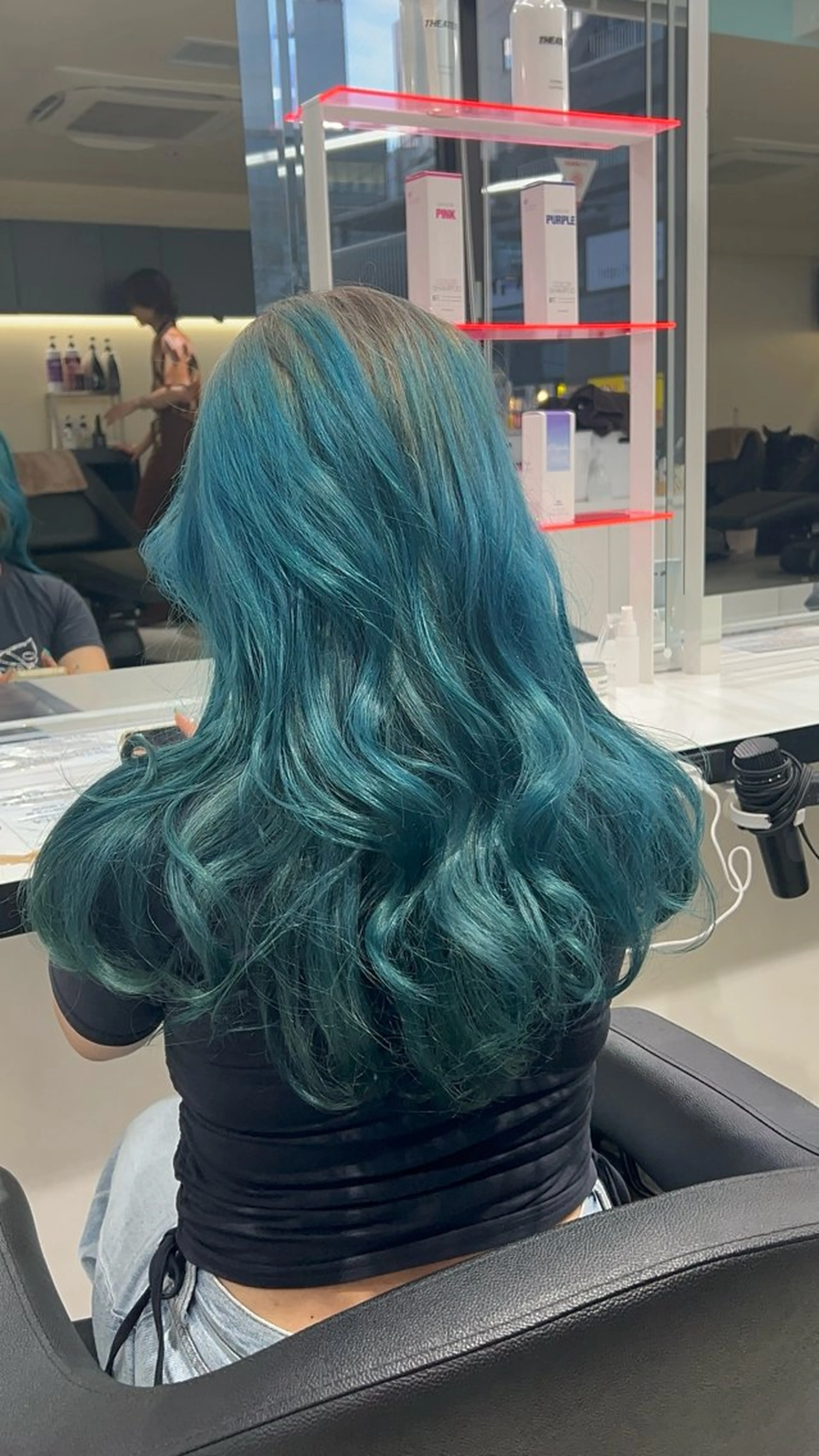 ロング カラー ヘアカラー 履歴修正屋さん／ ブロンド／ホワイトのヘアスタイル