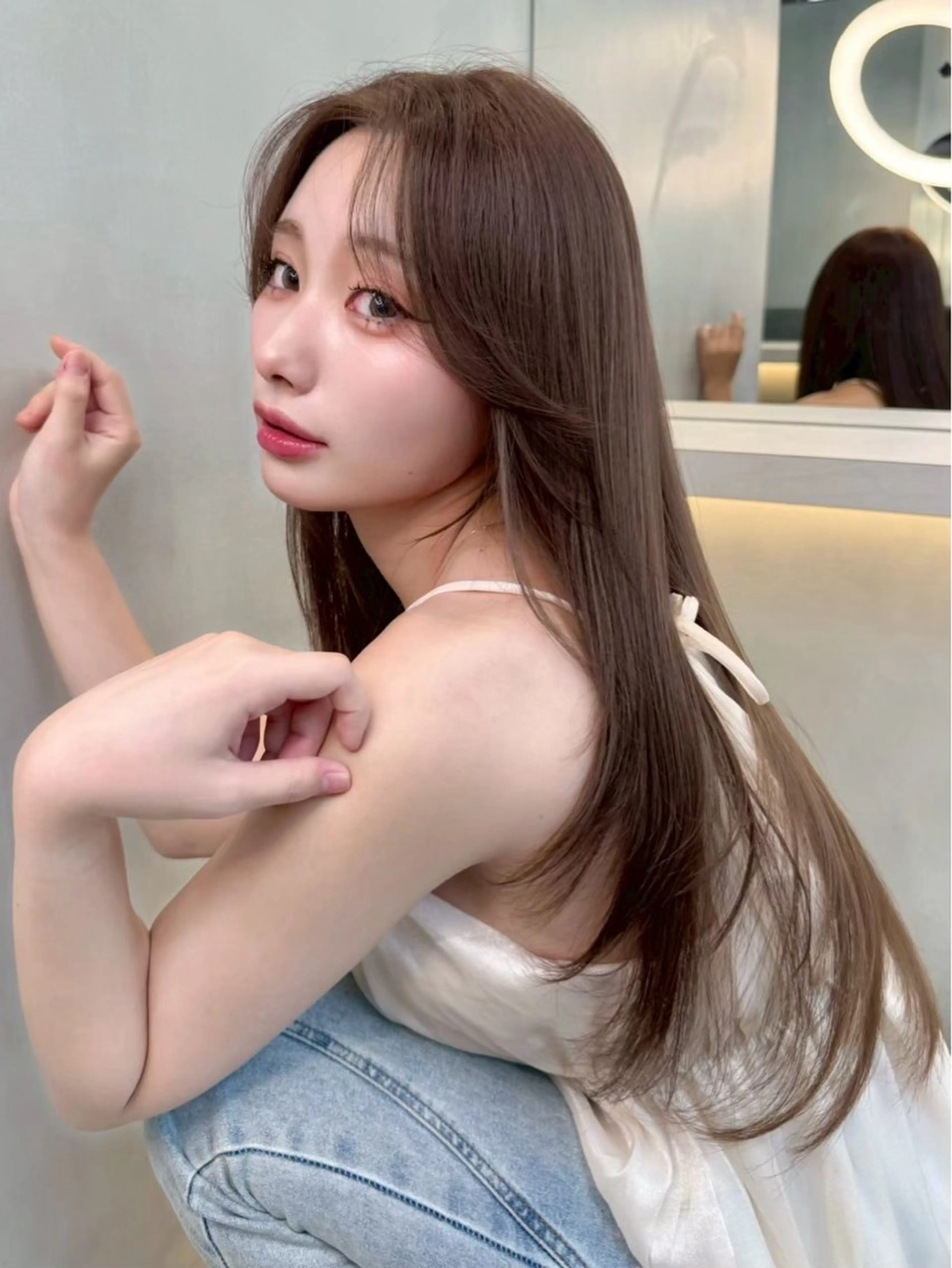 ロング ヘアアレンジ カット ヘアカラー トリートメント 美髪矯正🫧/ 吉田こうすけのヘアスタイル