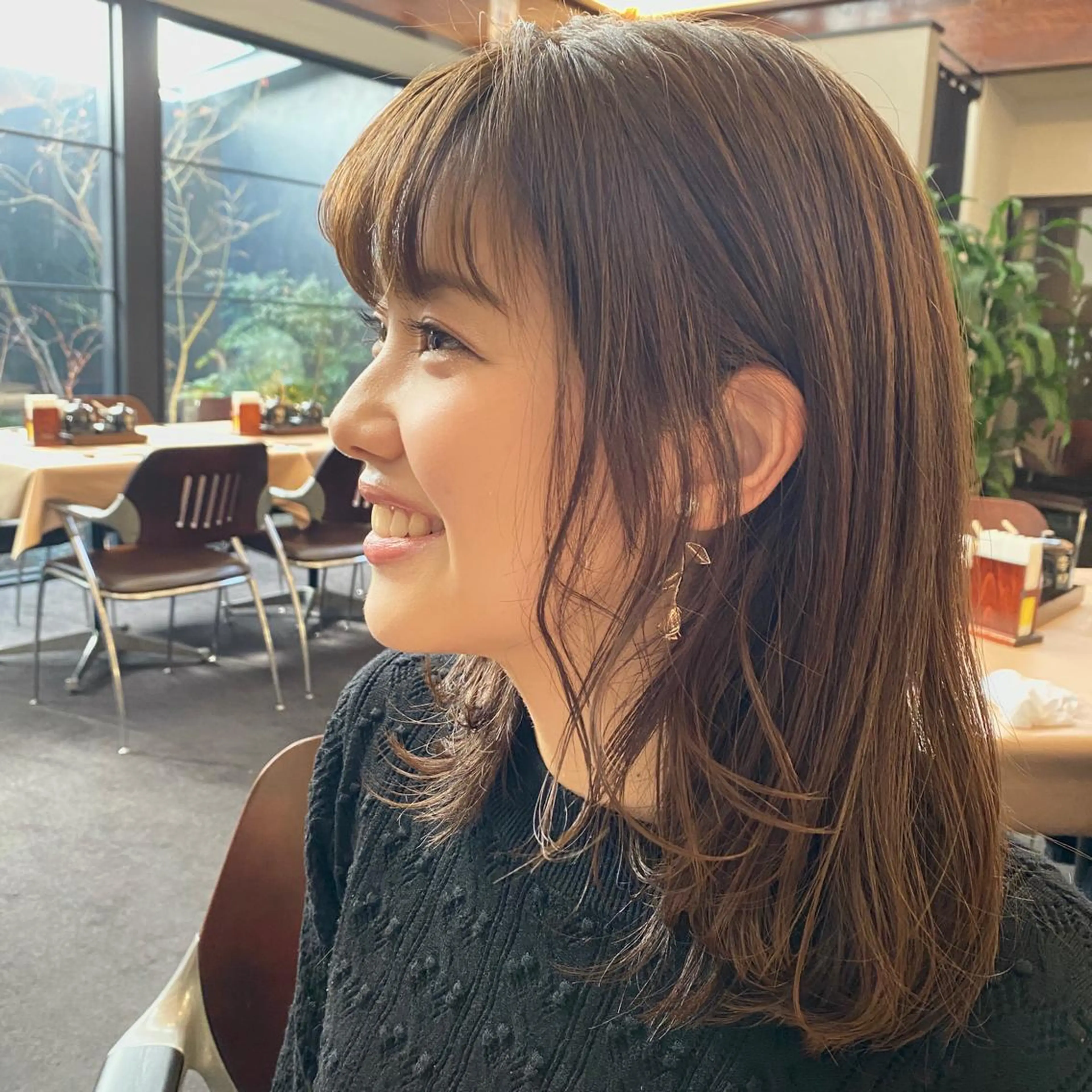 ミディアム カラー 🪭risa 暖色/レイヤー🪭のヘアスタイル