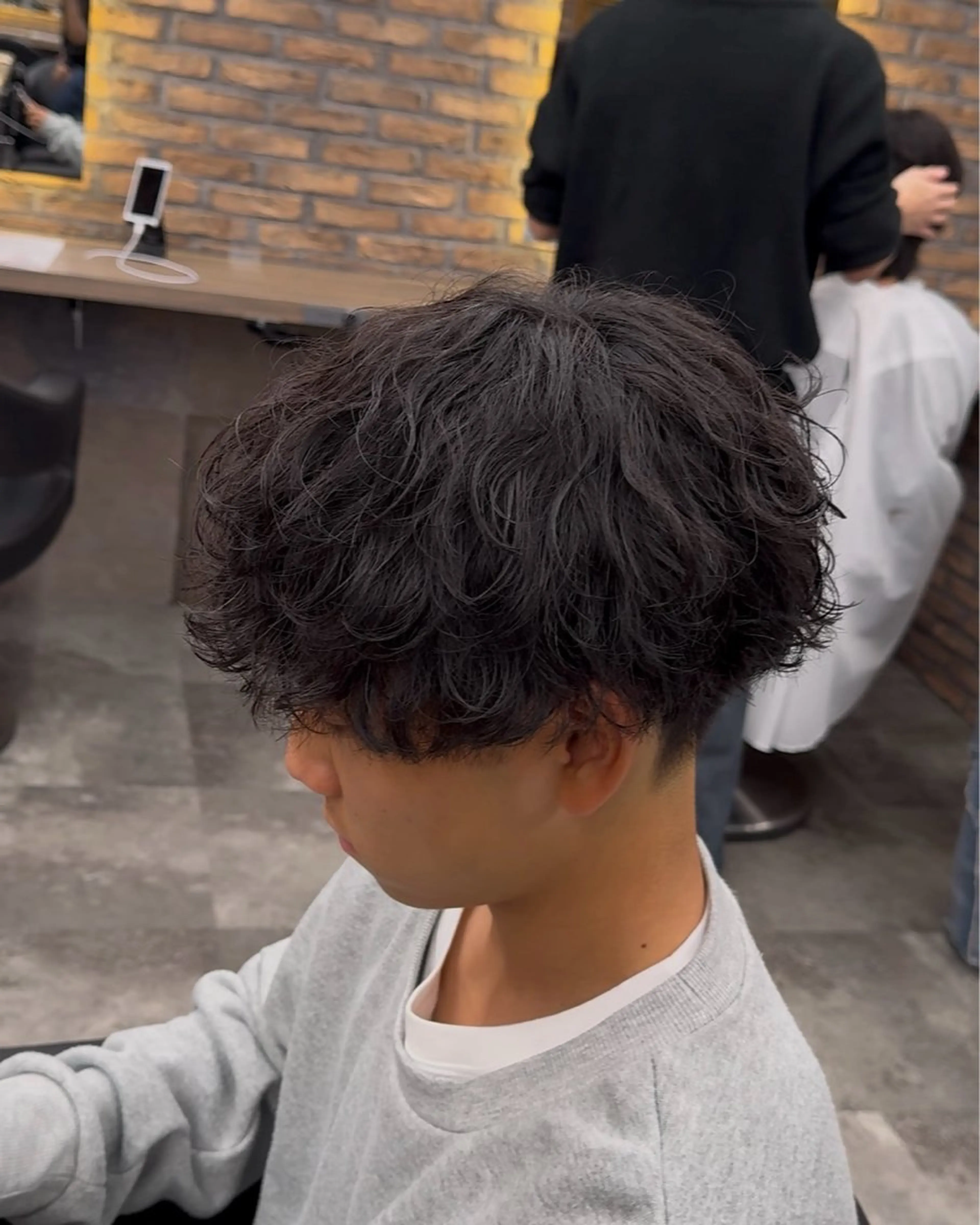 パーマ メンズ カット パーマ パーマ特化 まなるのヘアスタイル