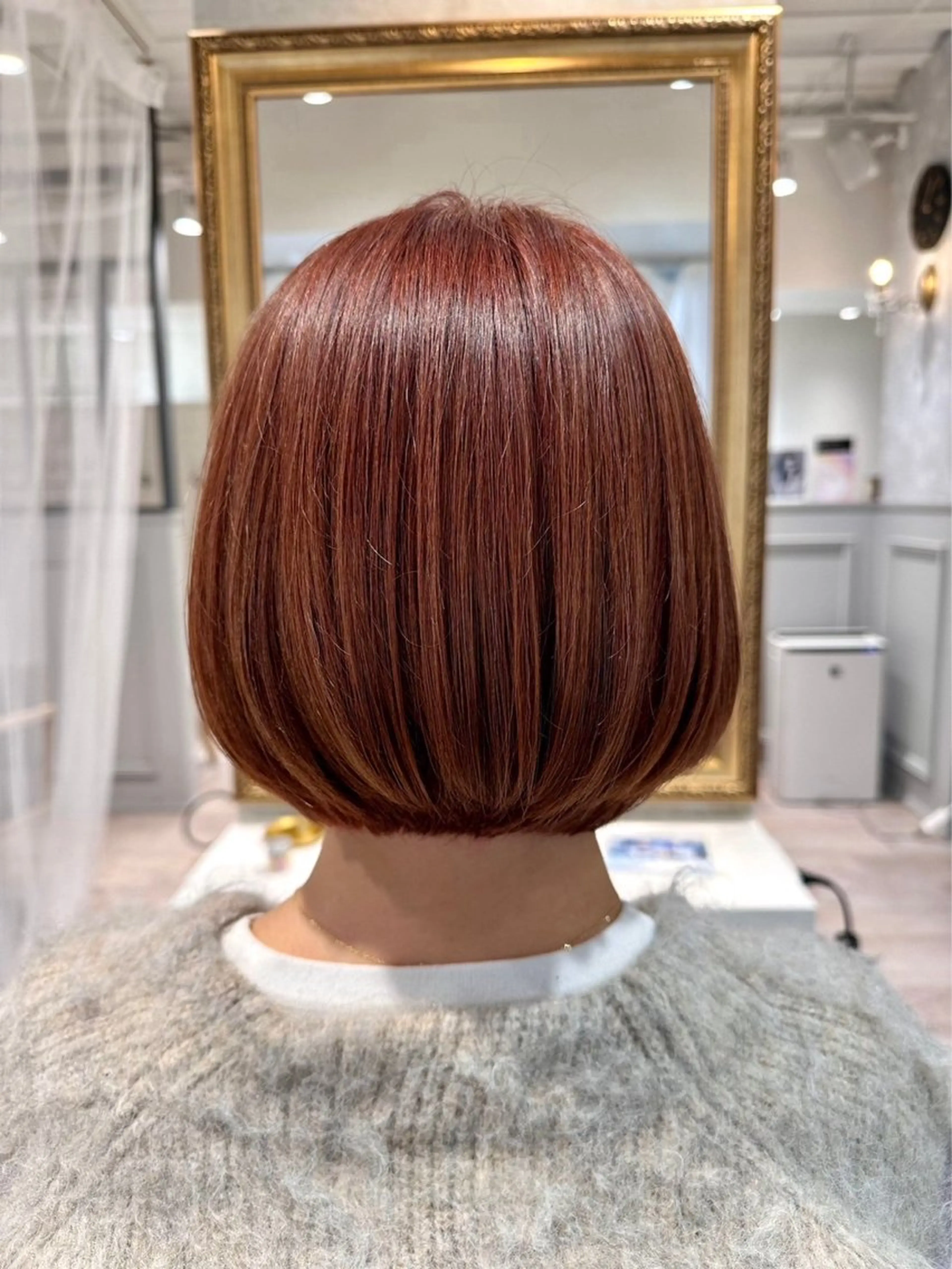 ミディアム 徳永 侑紀のヘアスタイル