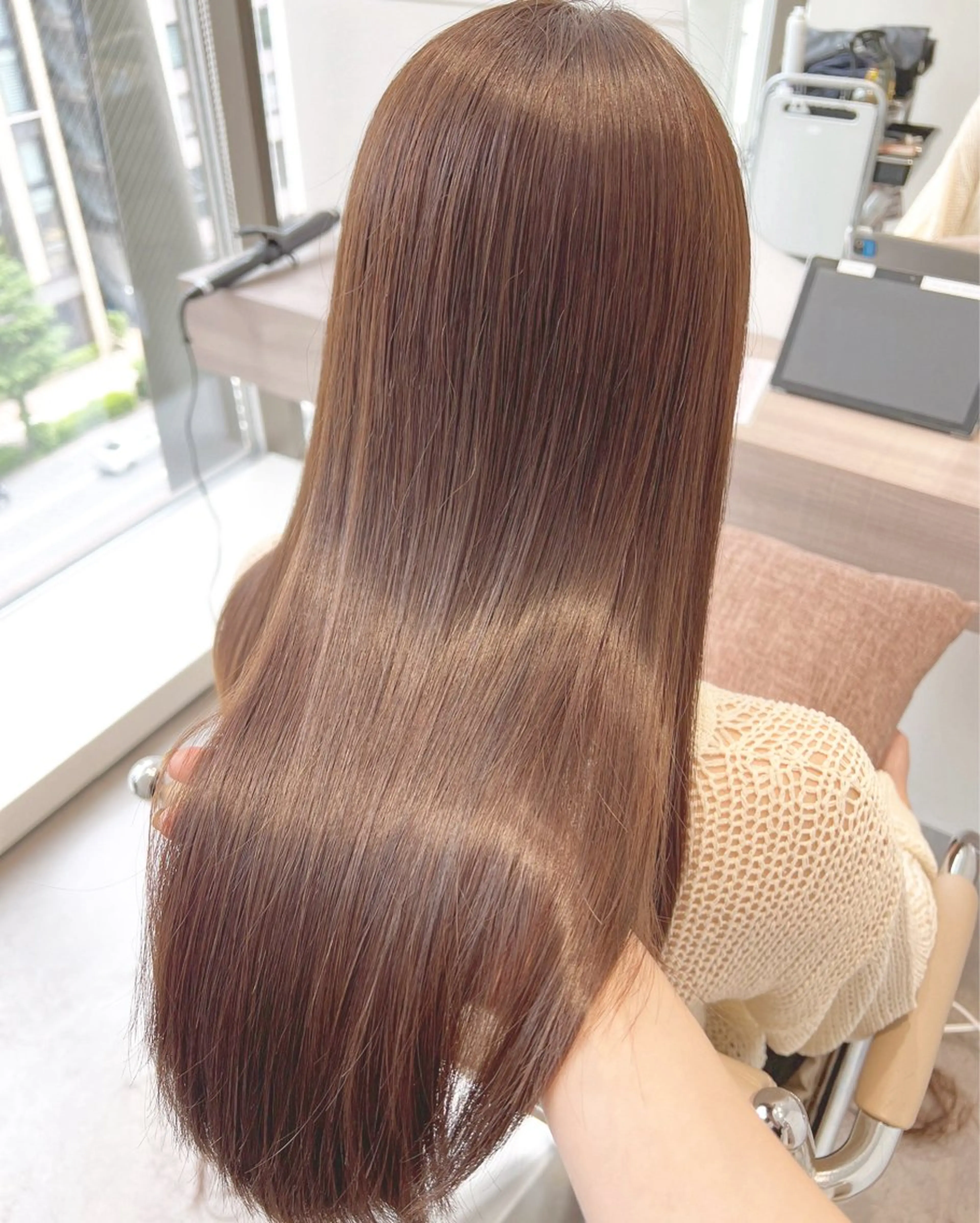 ロング カラー 高リピート/レイヤー 骨格似合わせ/色持ちのヘアスタイル