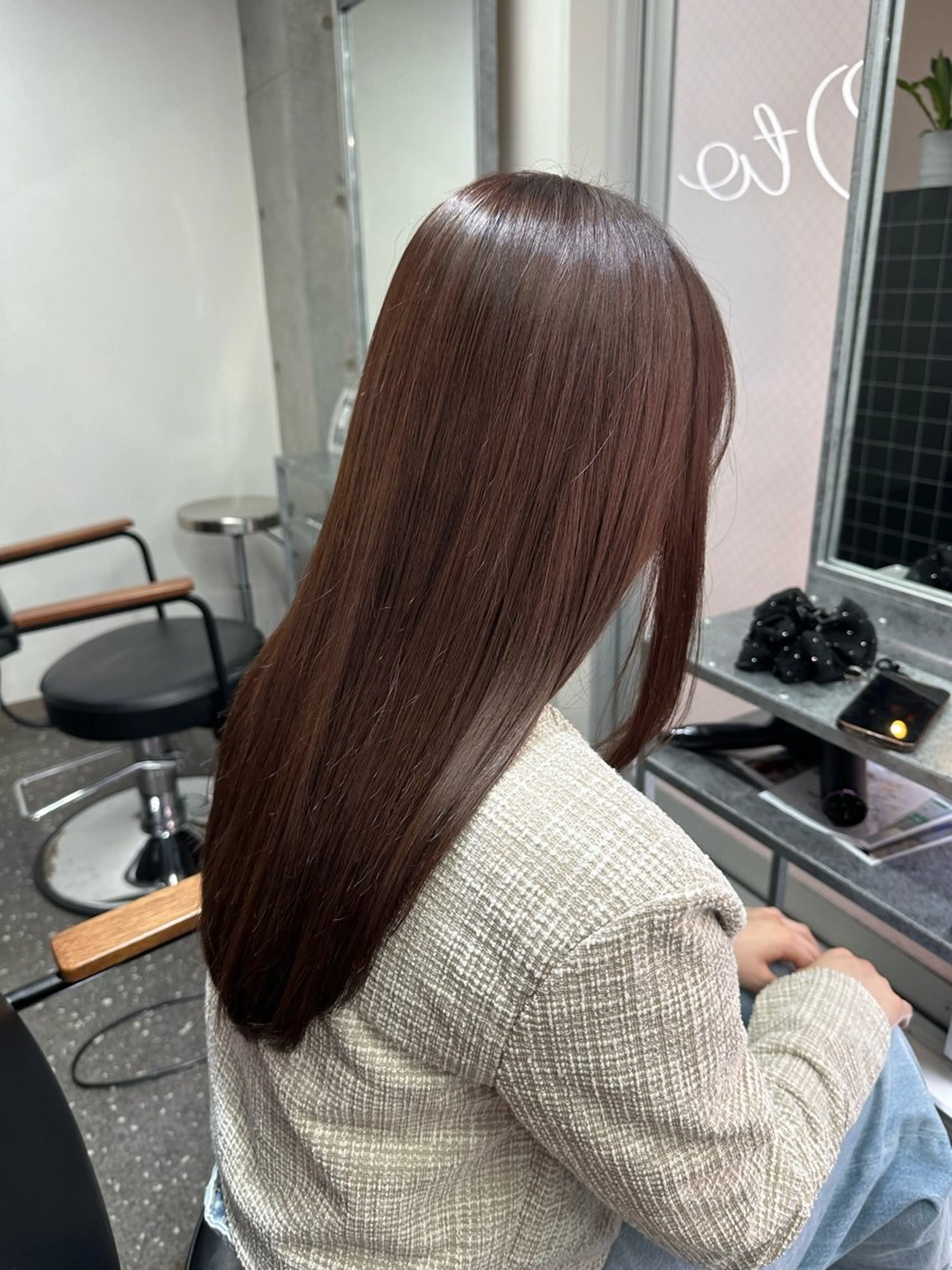 ロング カラー カット ヘアカラー トリートメント 髪質改善⭐️縮毛矯正 吉祥寺⭐️Rinaのヘアスタイル