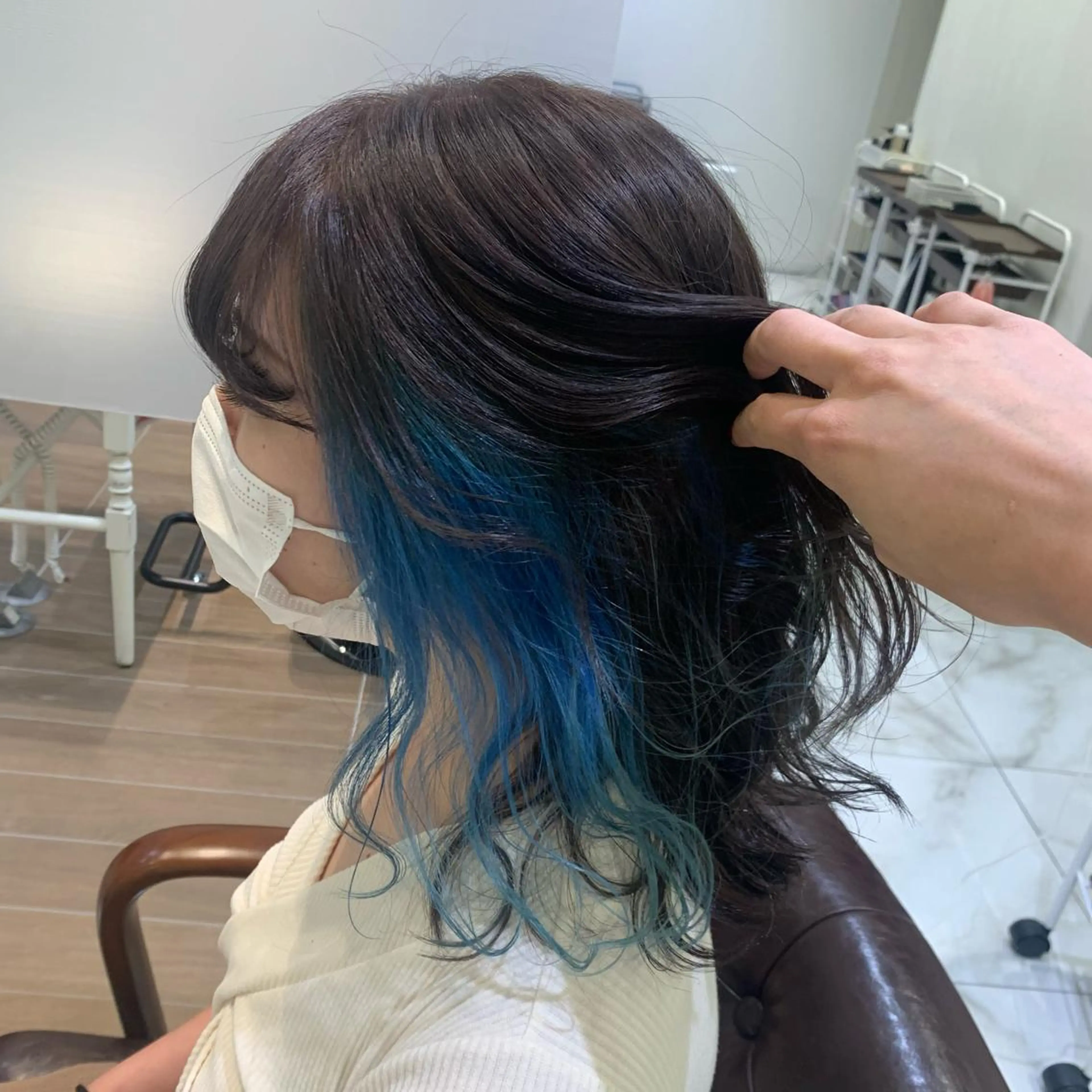 ミディアム 白髪染め /増田桃子のヘアスタイル