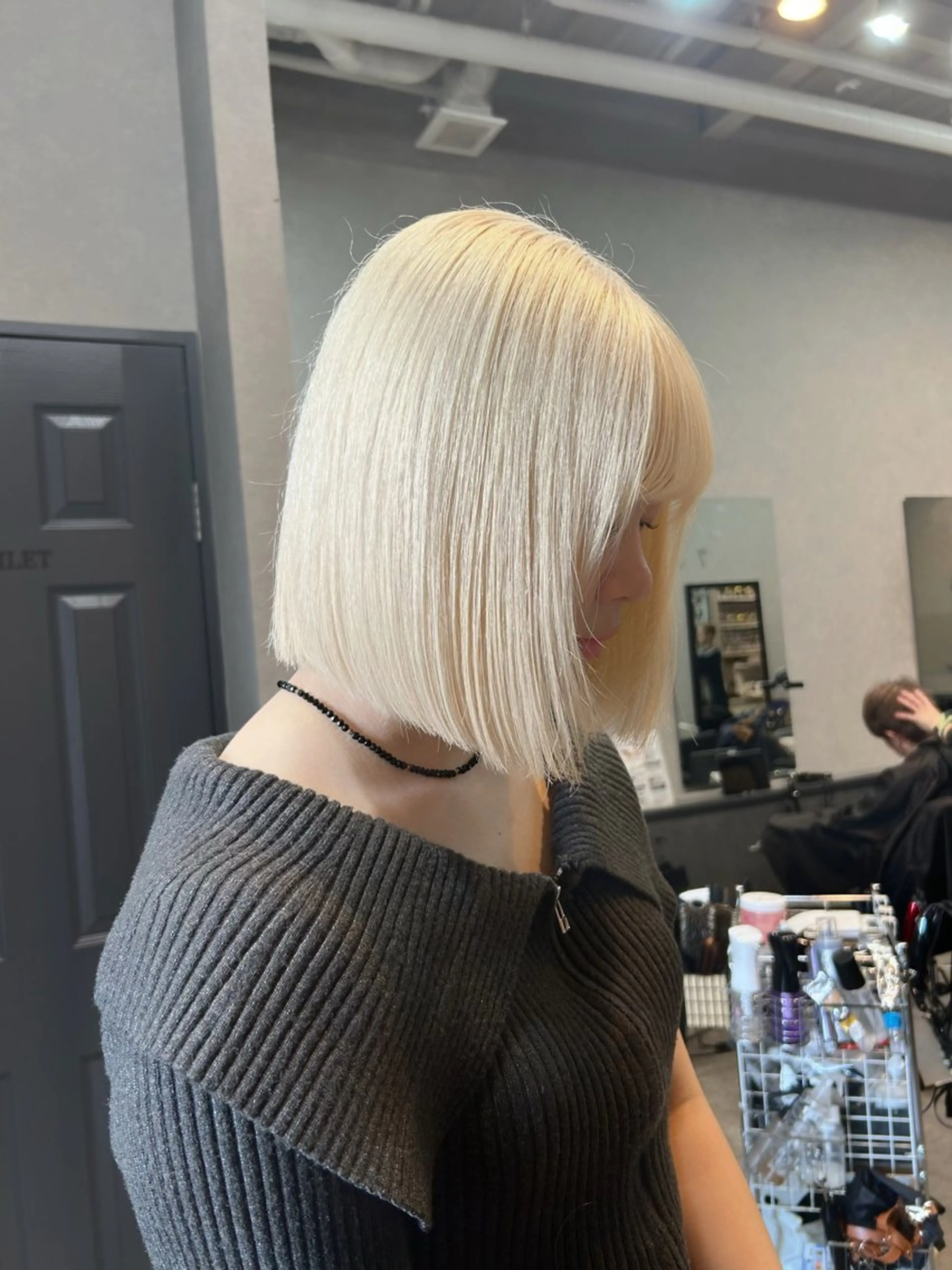 ショート カラー ヘアカラー トリートメント miharu‪‪/ ハイトーン/複雑履歴のヘアスタイル