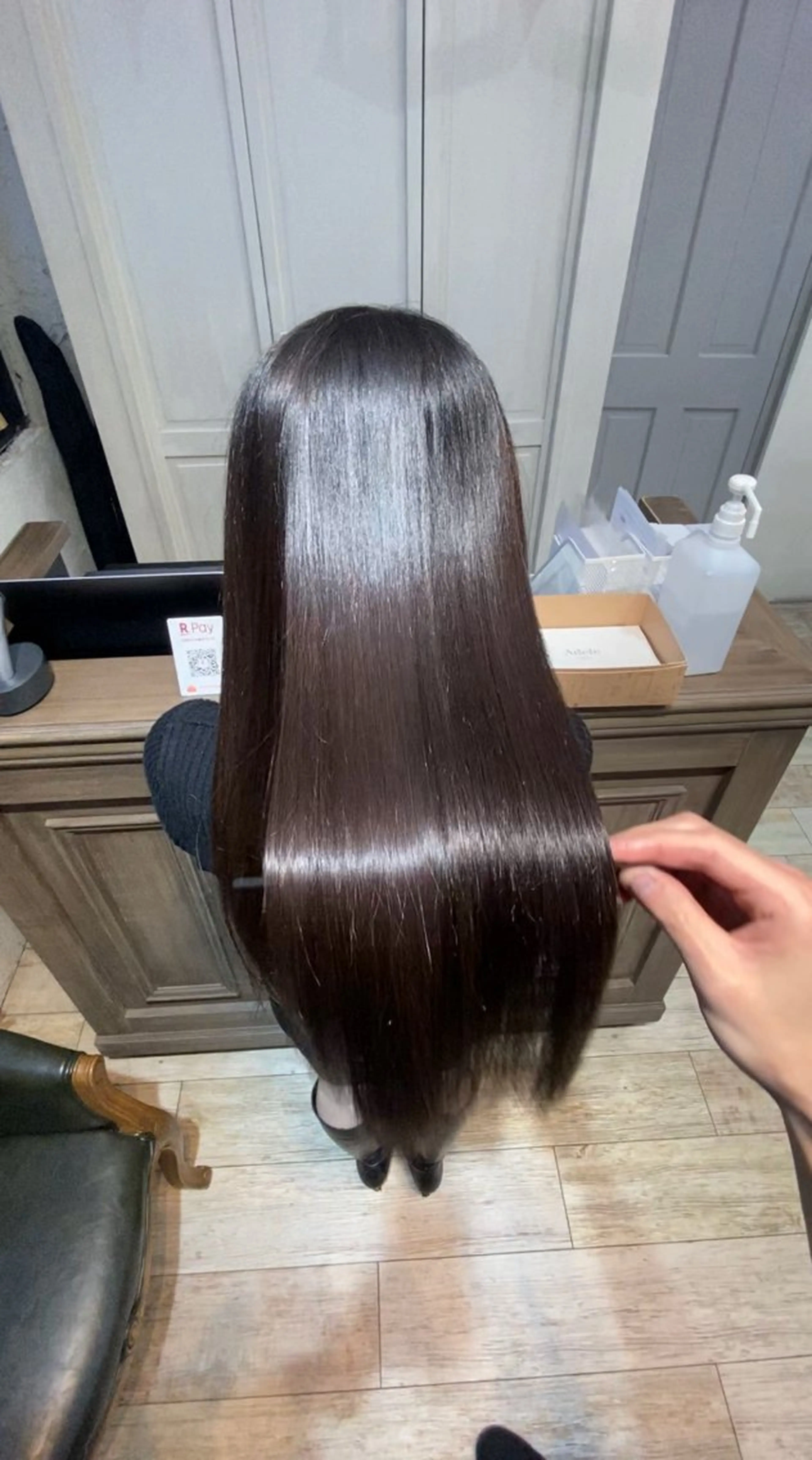 ロング shinka 髪質改善　縮毛矯正所属・美髪ストレート/美髪 レイヤー特化増原優斗のヘアスタイル