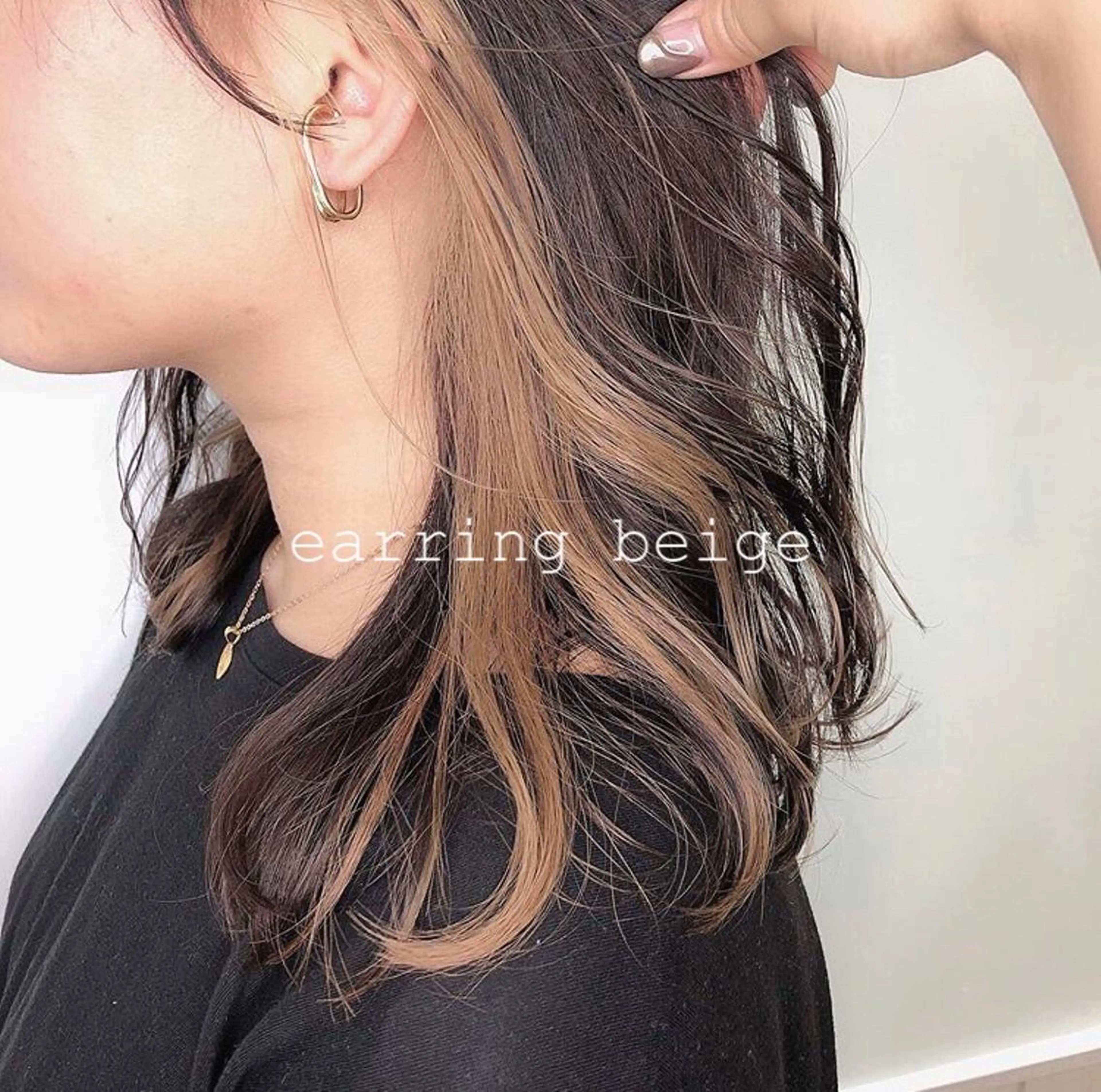 セミロング カラー 🤎ベージュカラー 🐶メンズパーマのヘアスタイル