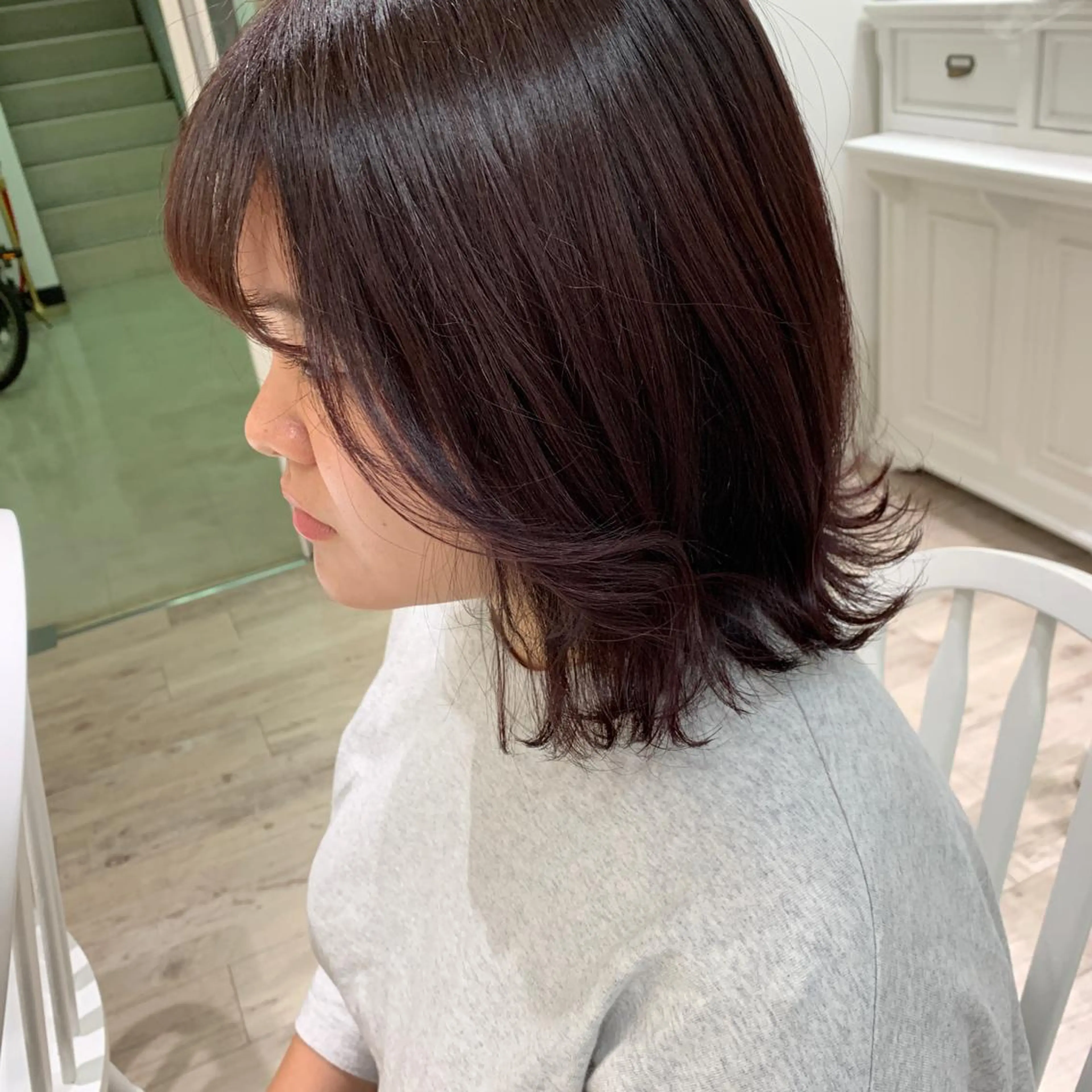 ミディアム カラー カット ヘアカラー HARUKA韓国ヘア /Luana梅田のヘアスタイル