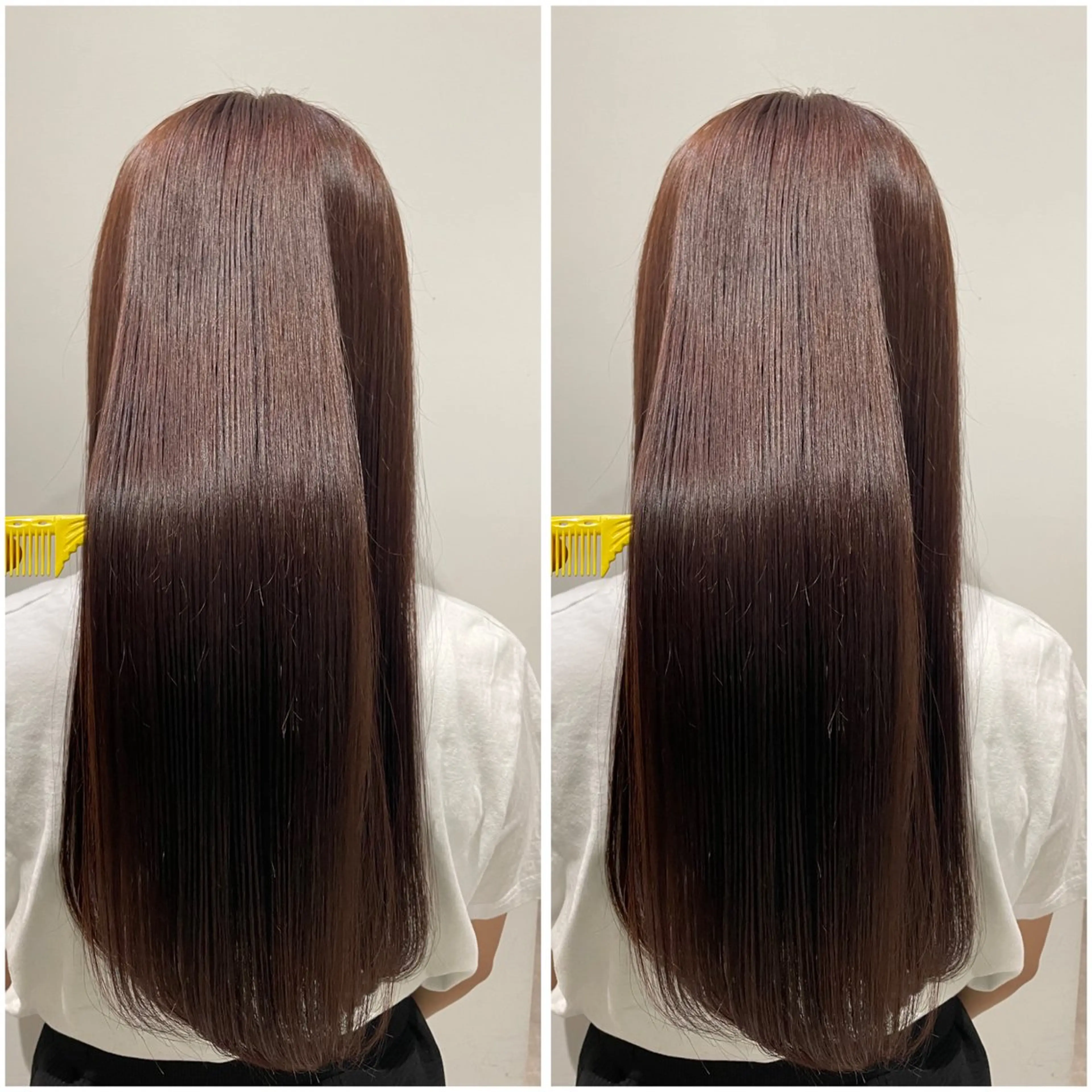 ロング ボブ ハイライト 髪質改善 縮毛矯正 トリートメント rosee【ロゼ】所属・🌟髪質改善 平本雄大🌟のヘアスタイル