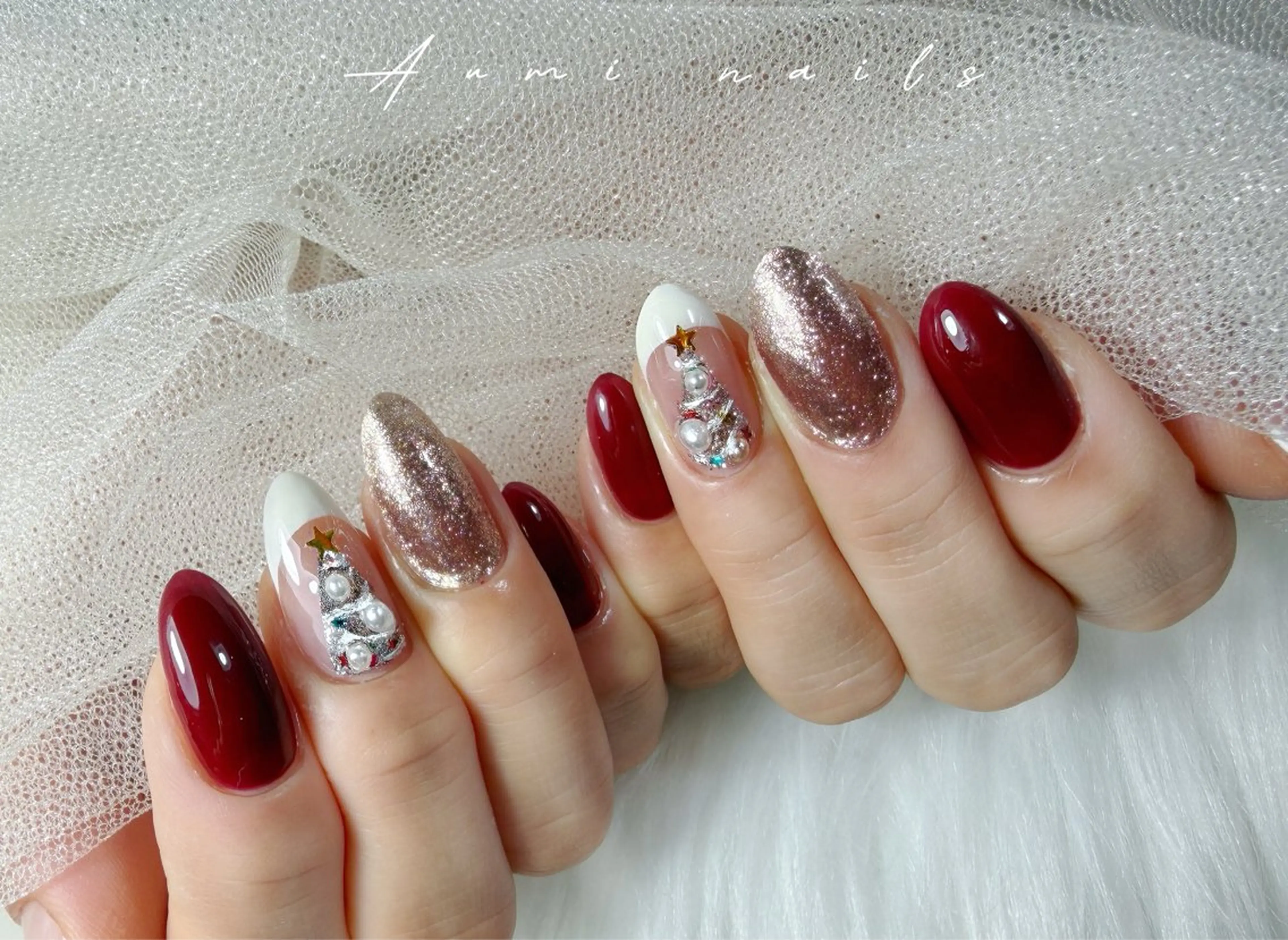 ネイル ハンドネイル YUMI ニュアンスnailsのネイルデザイン