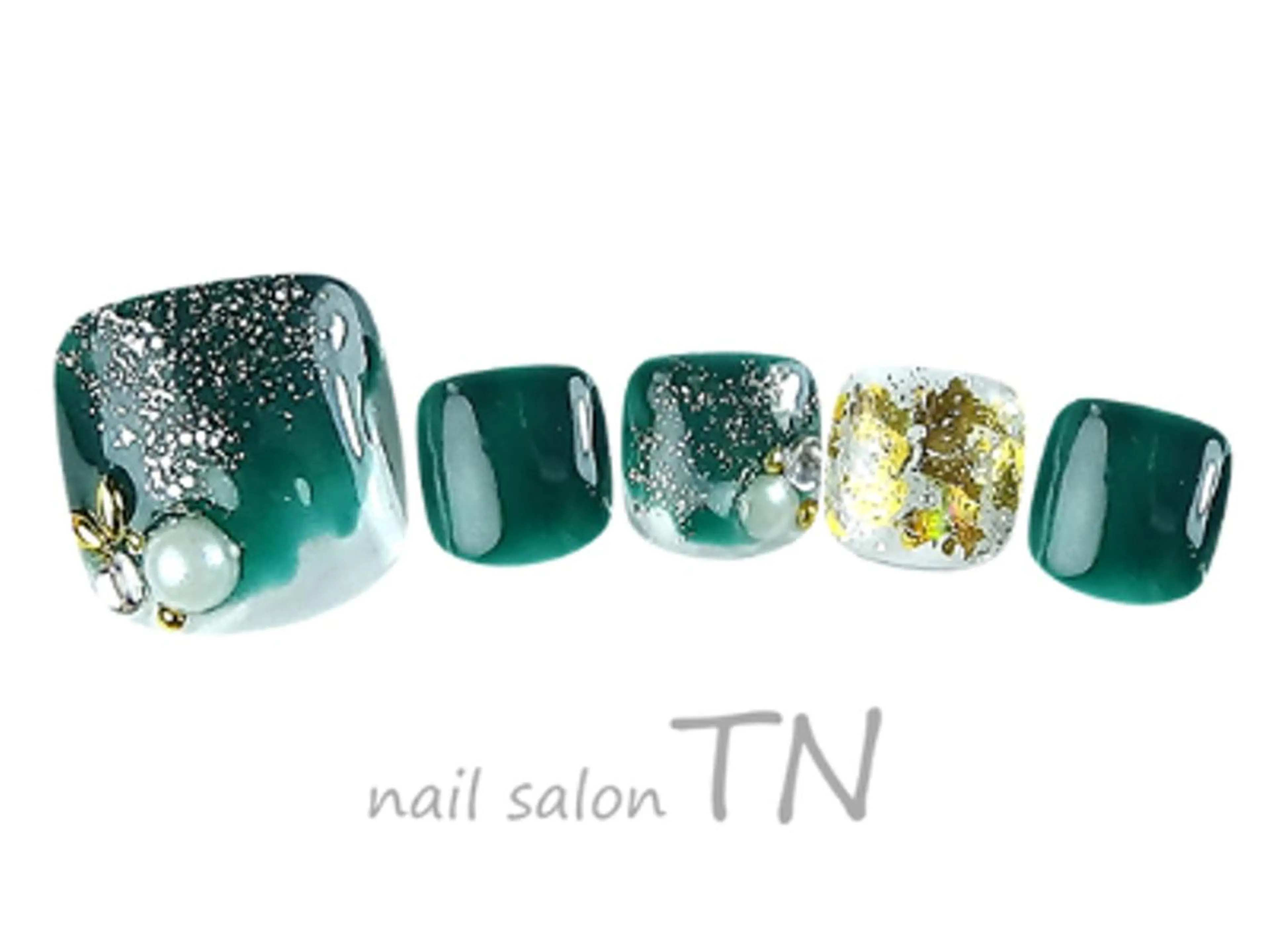 ネイル フットネイル フットネイル 中島 実穂のネイルデザイン