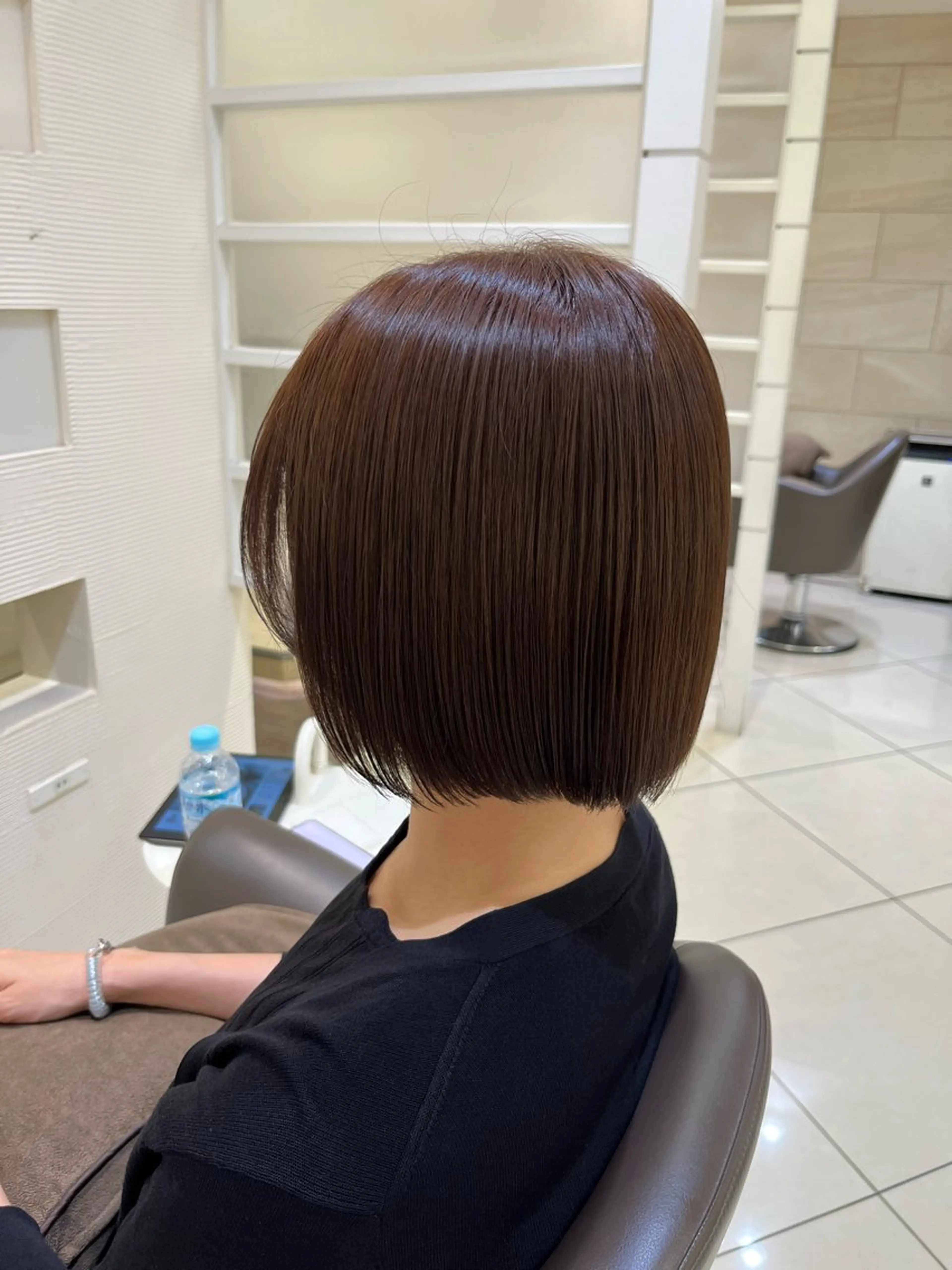 ミディアム 🫧オリーブカラー/ 酸性縮毛矯正銀座🫧のヘアスタイル