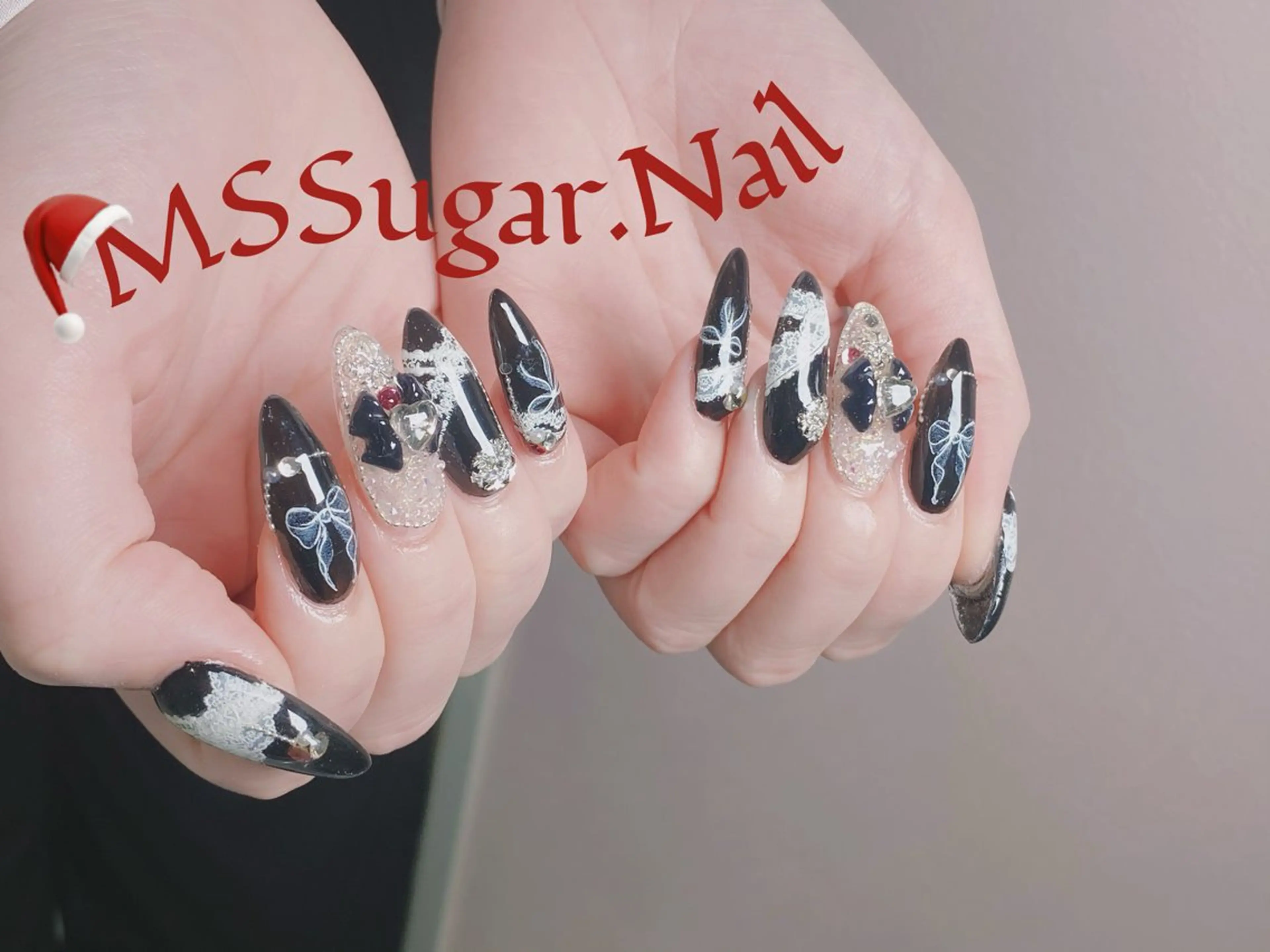 ネイル ハロウィン ロングネイル マグネットネイル スカルプネイル ネイルチップ ハンドネイル MSSugar Nailのネイルデザイン