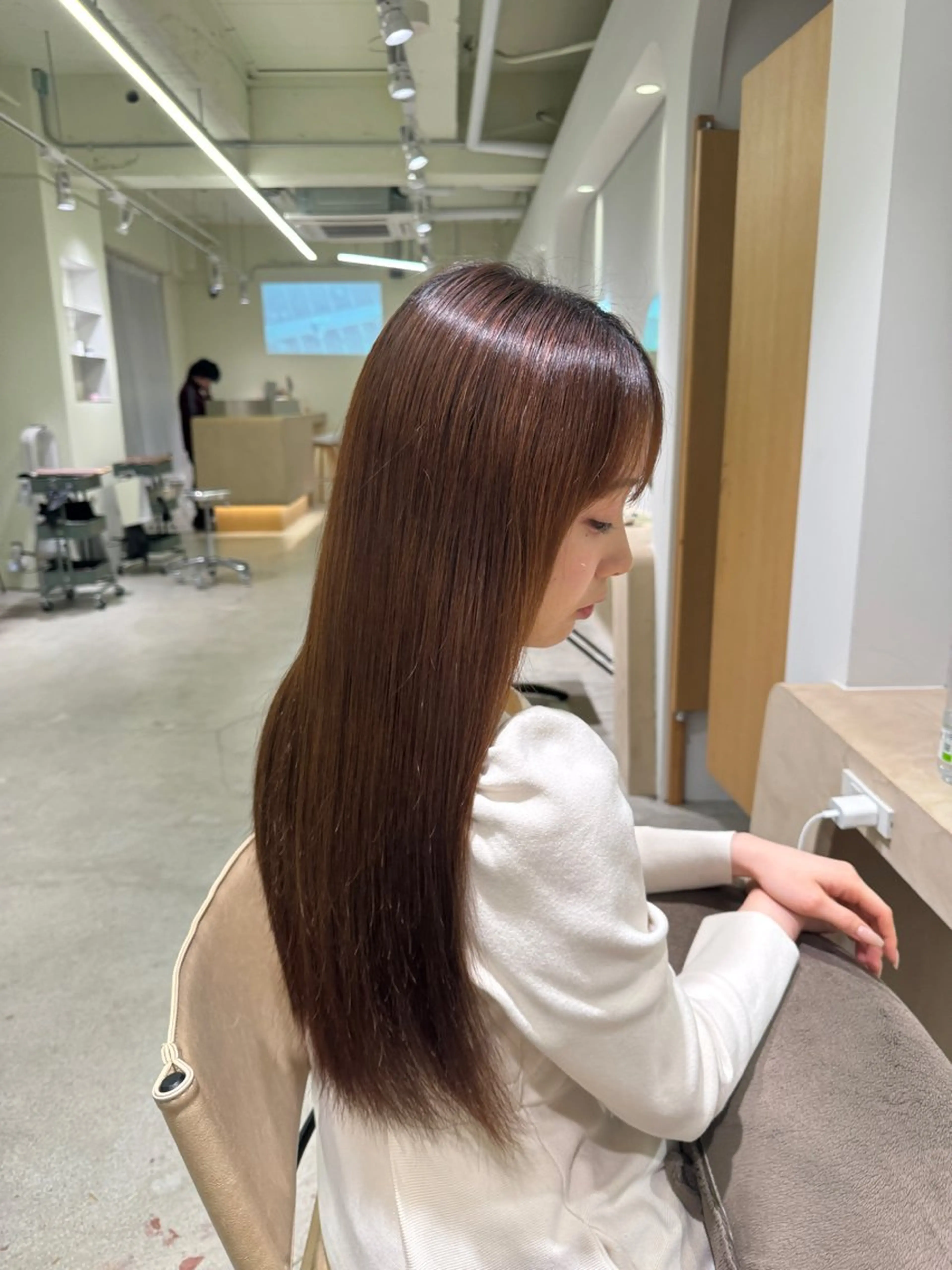 【髪質改善】🌱美髪ストレート+髪質改善トリートメント🌱の写真