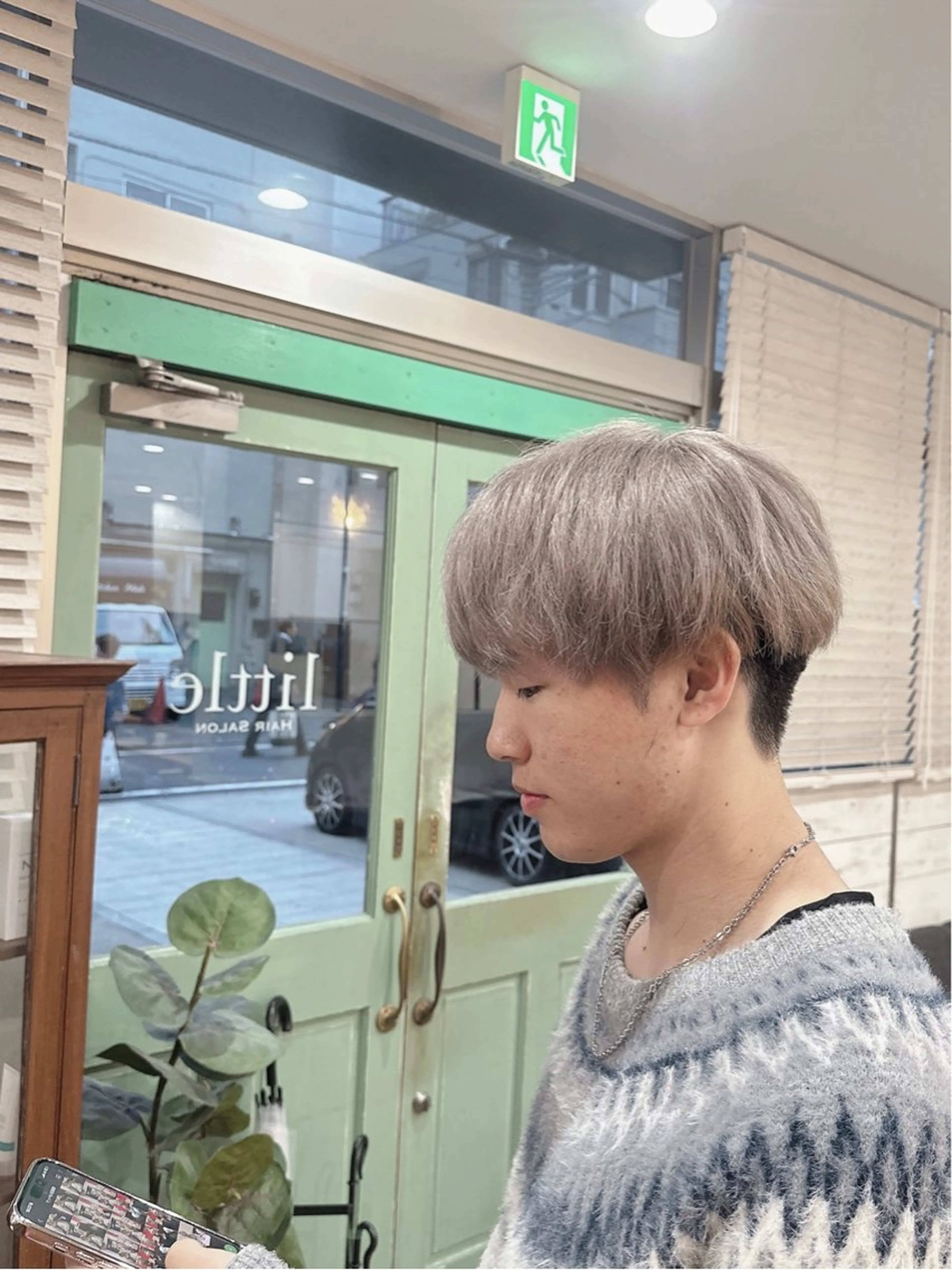 カラー メンズ ヘアカラー トリートメント ヘッドスパ ヘアセット ROIS渋谷【ロイス】所属・高橋大樹/グレージュ /ベージュ/美髪のヘアスタイル