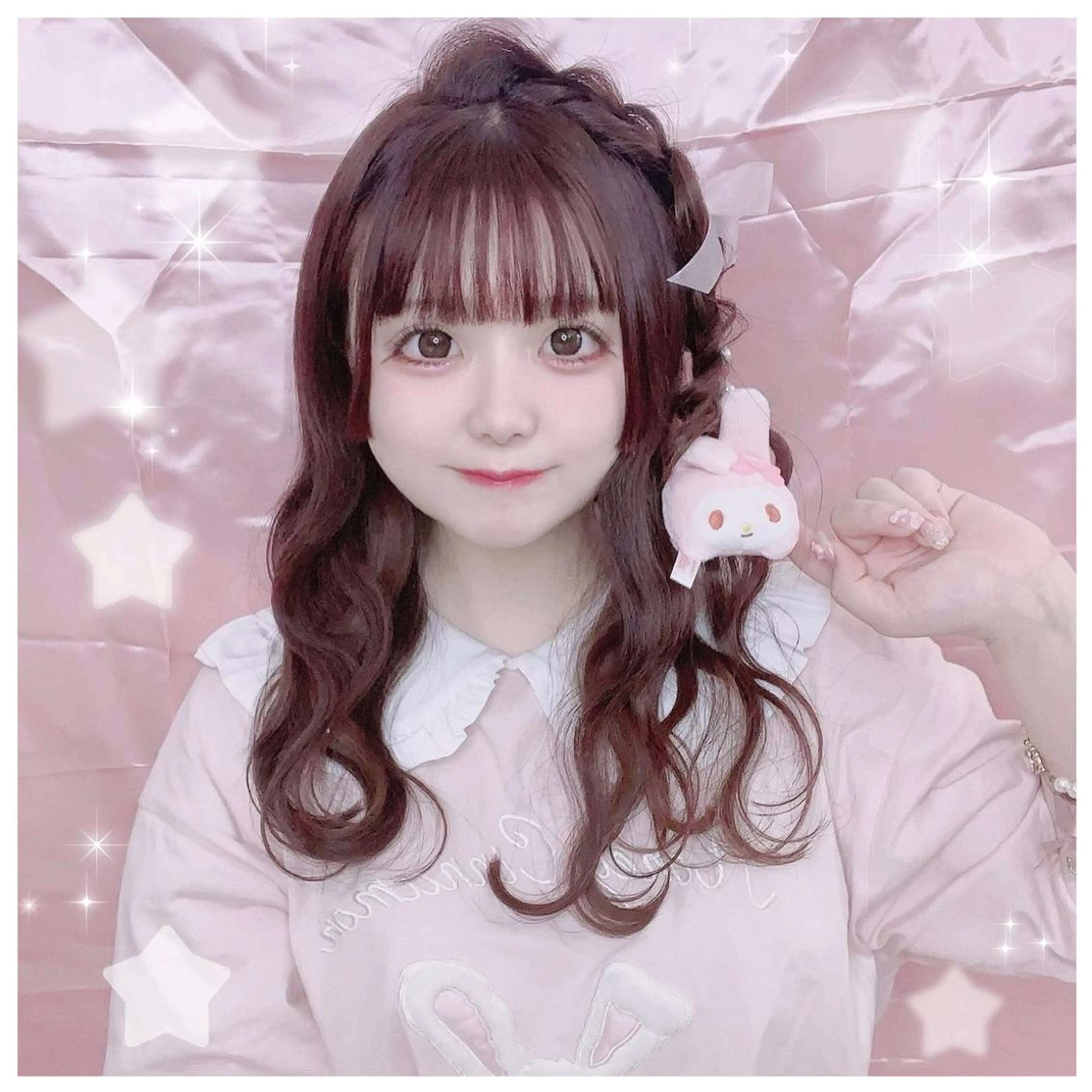 ロング ヘアアレンジ 結婚式・ブライダル シールエクステ エクステ ハイライト 髪質改善 セキグチ💞 lilaのマツエク・マツパデザイン