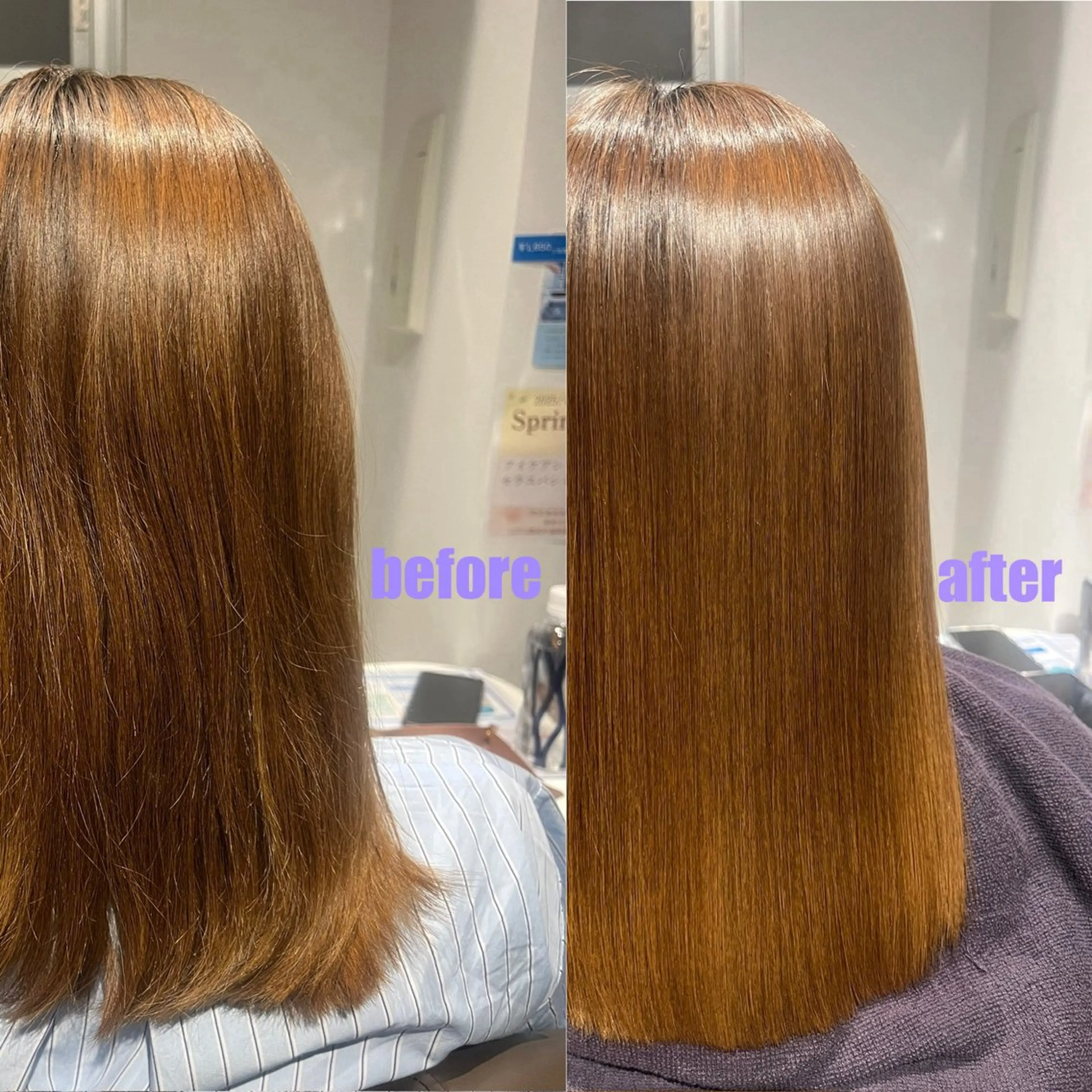 ミディアム 髪質改善 トリートメント トリートメント スパニスト 樋田のヘアスタイル