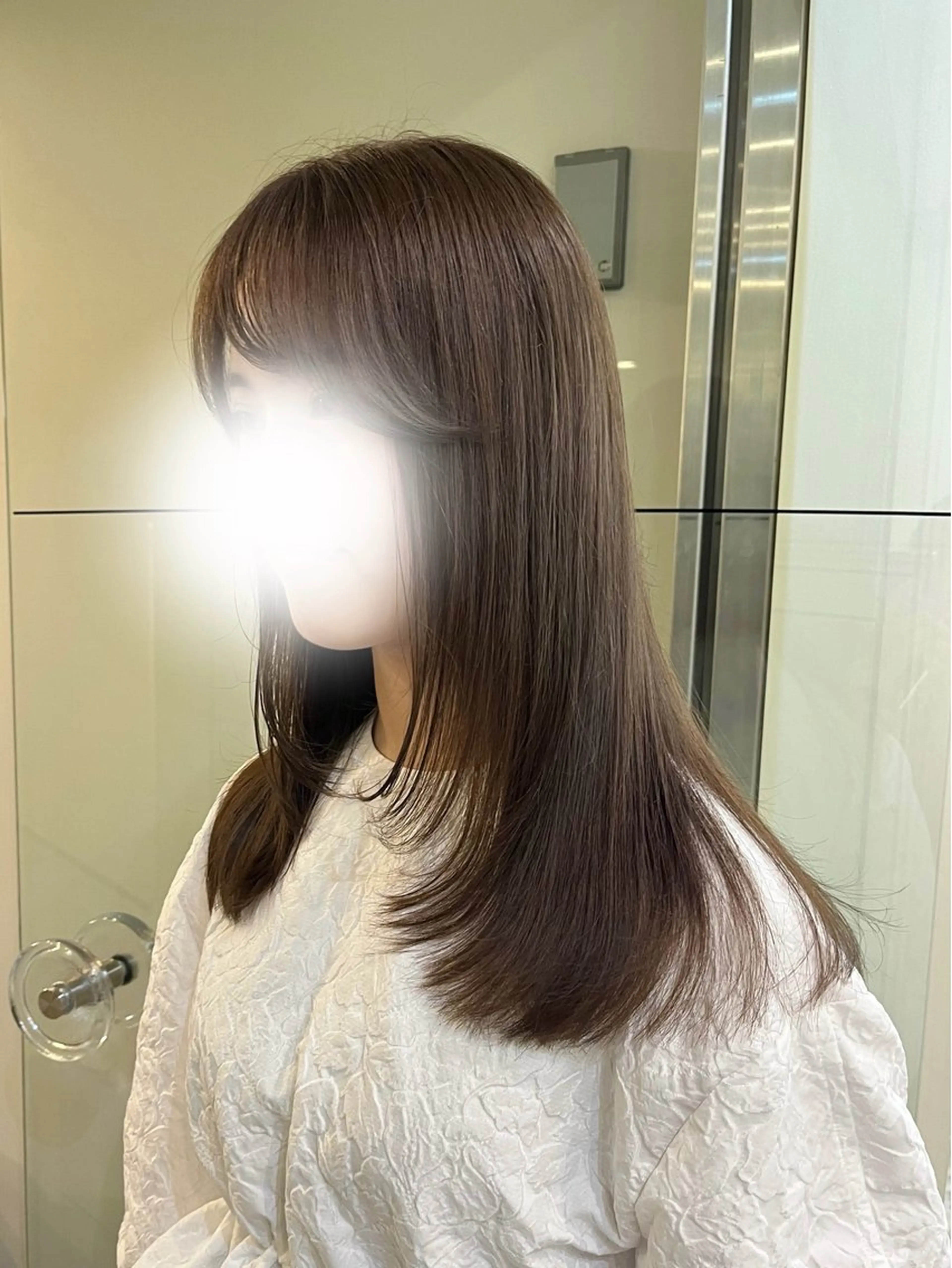 ロング レイヤーカット トリートメント レイヤーカット🦢 sayaのヘアスタイル