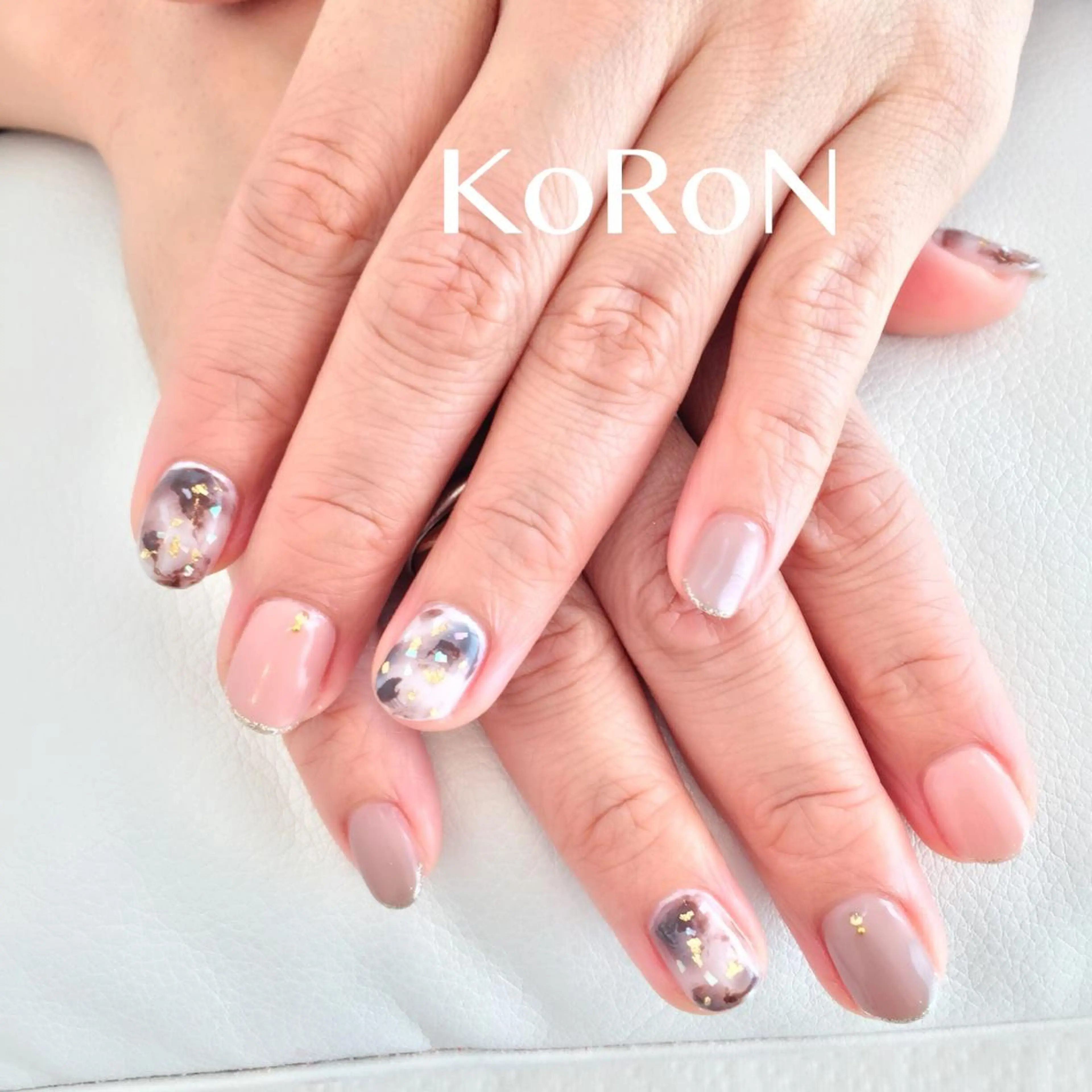 ネイル ハンドネイル 自宅サロン鎌倉 KORONのネイルデザイン