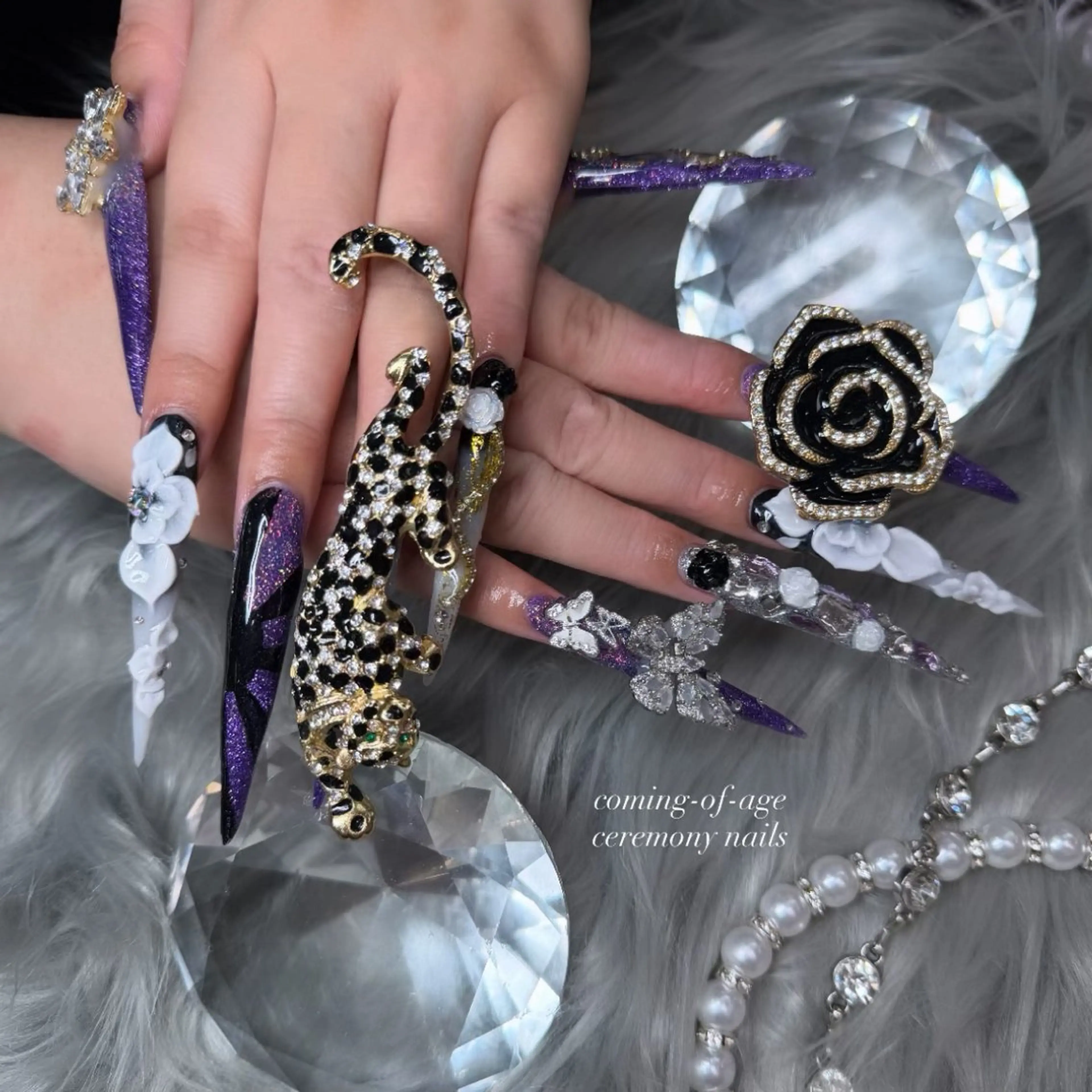 ネイル 加納 莉音のネイルデザイン