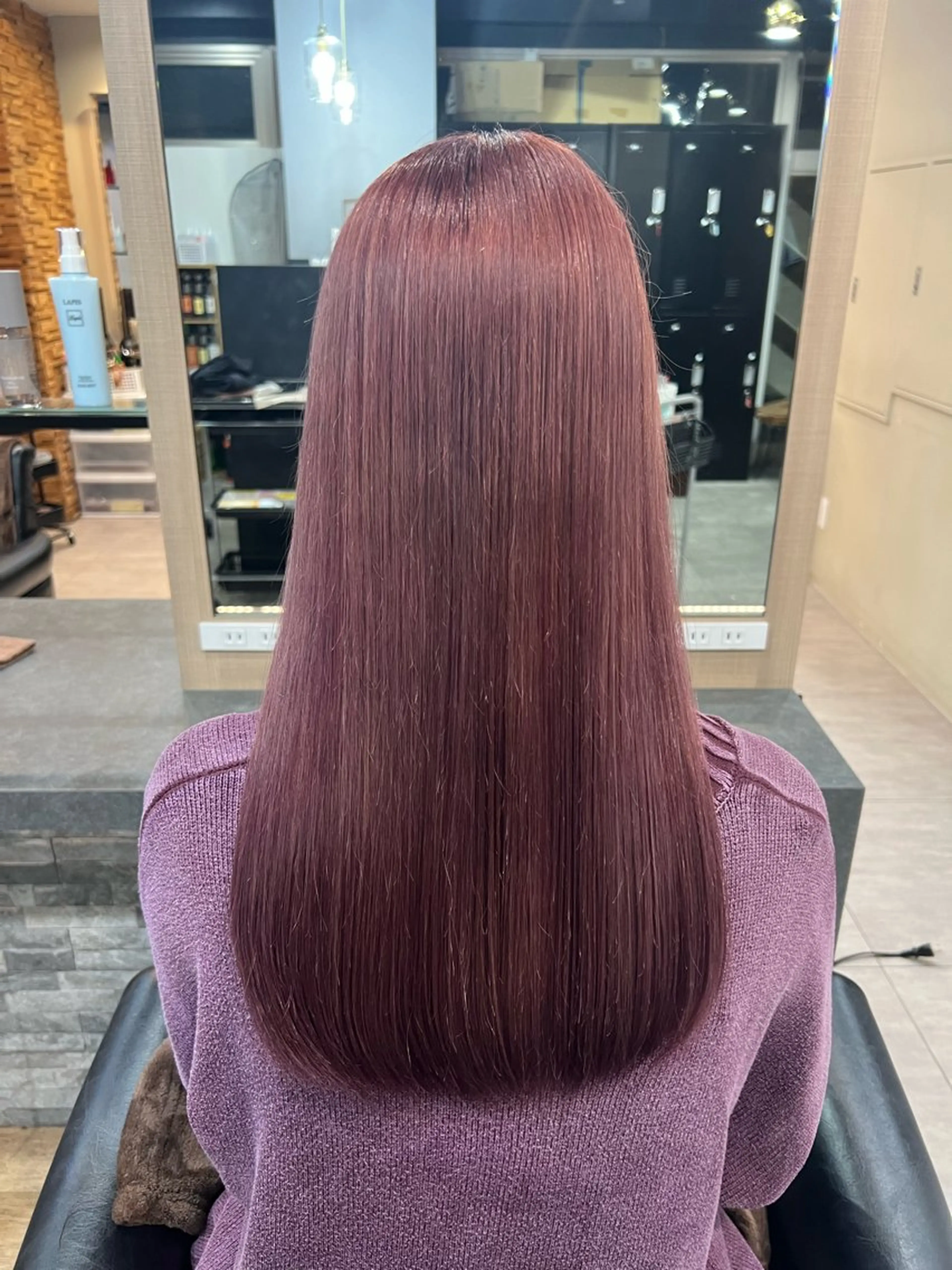 ロング ヘアカラー Lapis ちはなのヘアスタイル