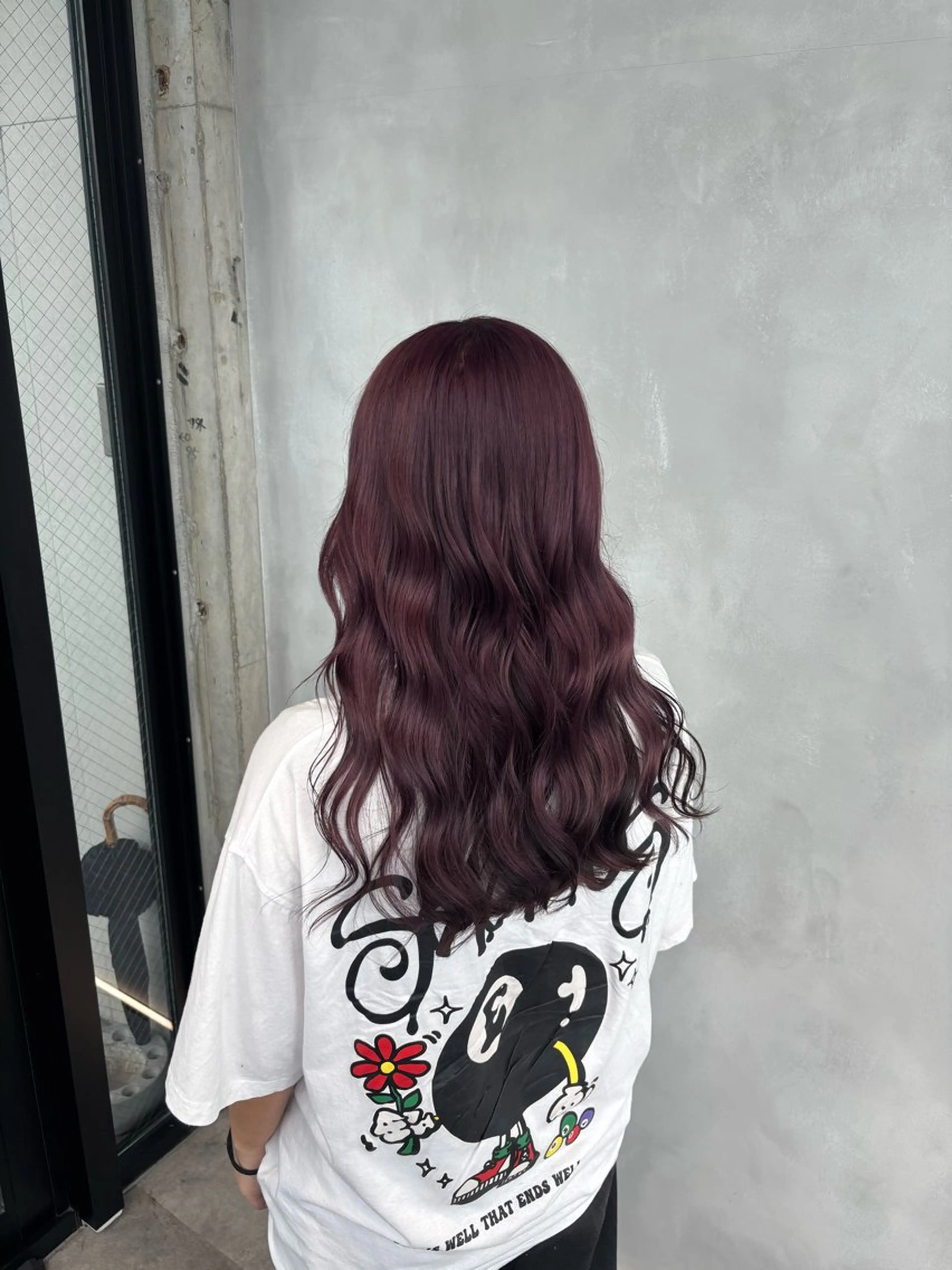 ロング カラー ピンクカラー 暖色/ハイトーン/ カラー/HBLのヘアスタイル