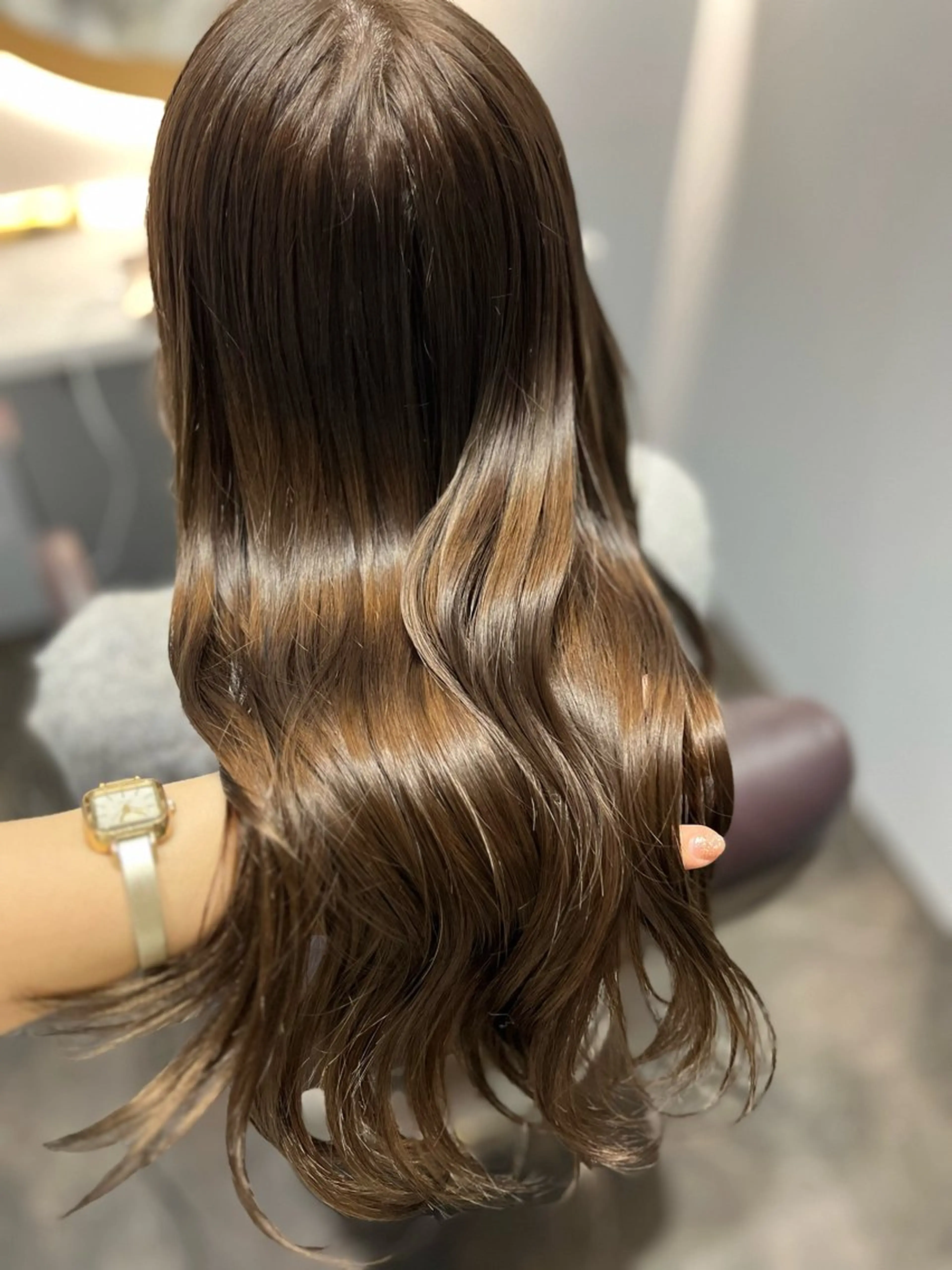 ミディアム 韓国ヘア/髪質改善 /艶カラー/sahoのヘアスタイル
