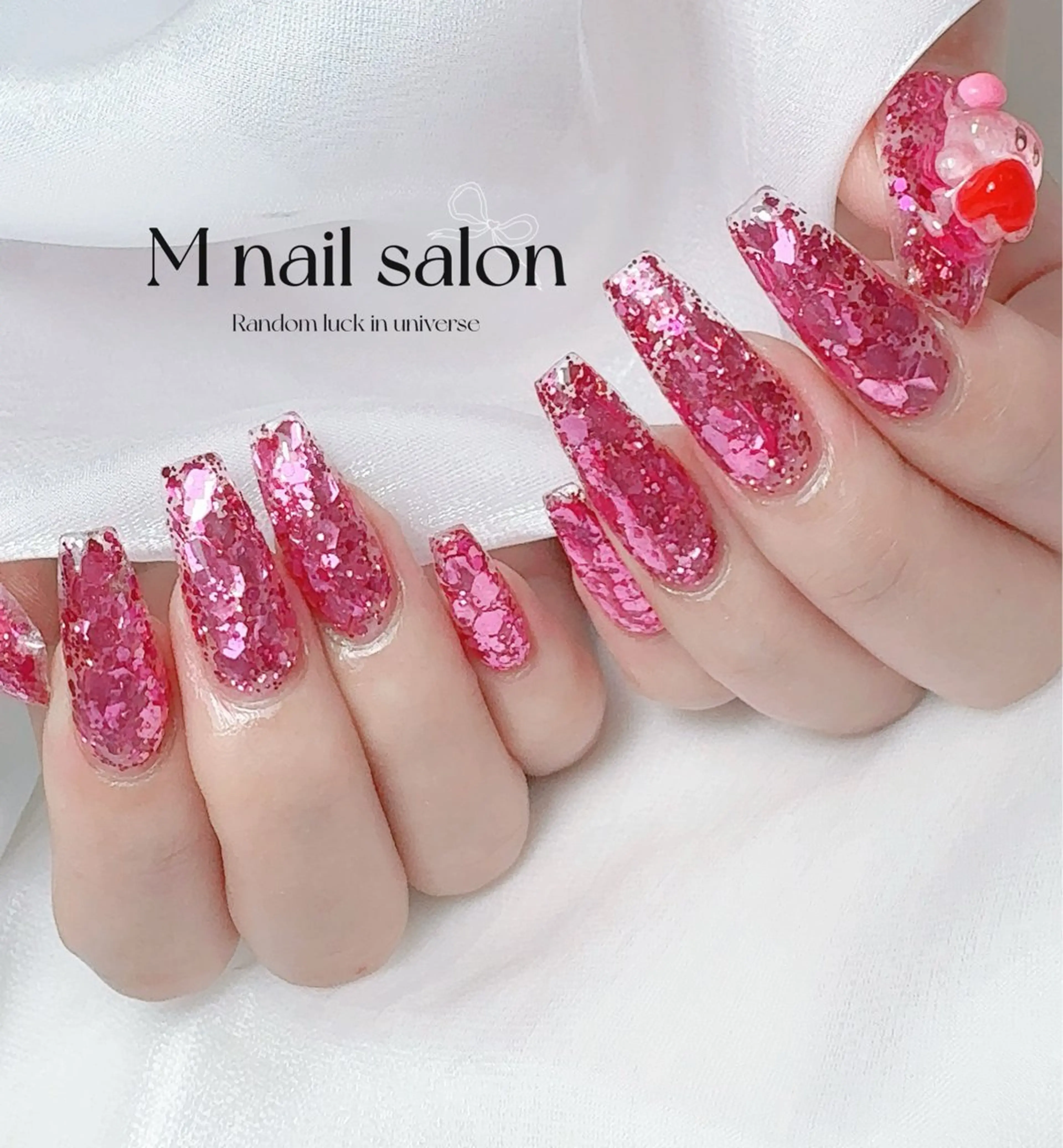 ネイル ハンドネイル M🌷nail 長さだし専門店のネイルデザイン
