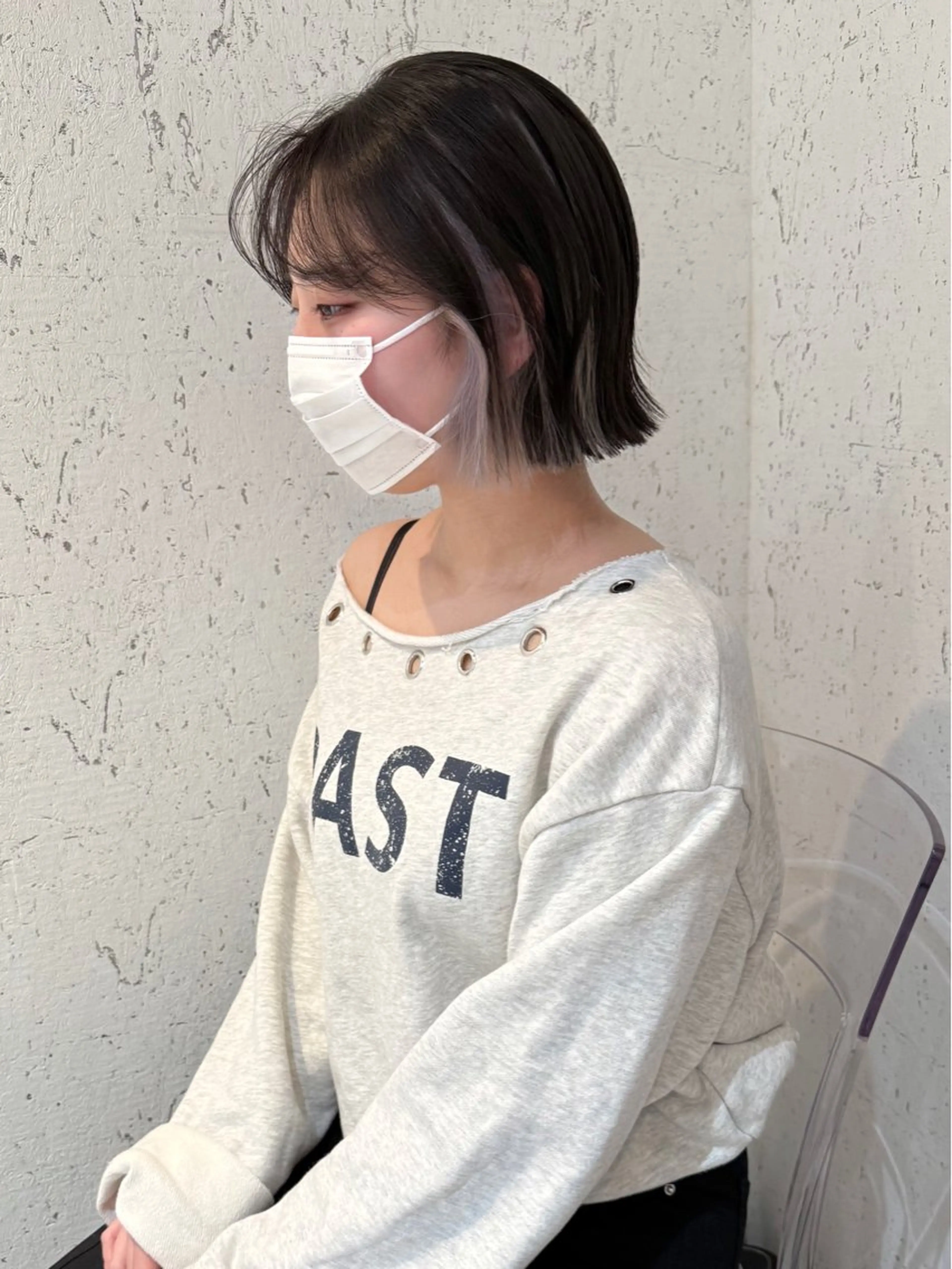 ショート カラー 似合わせカット カット ヘアカラー トリートメント mai / linoah˚✧のヘアスタイル