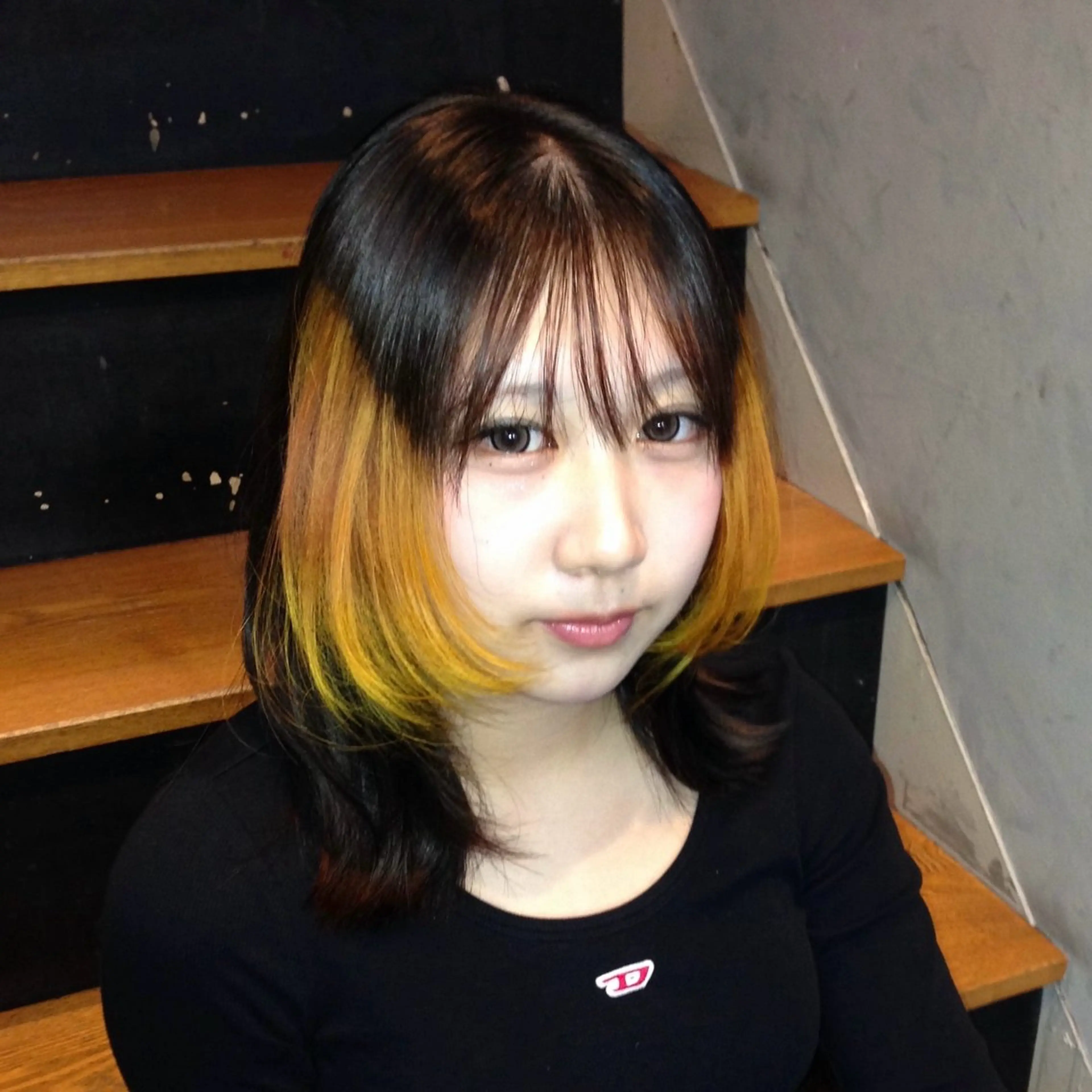 ミディアム カラー AIRI /XENA渋谷本店のヘアスタイル