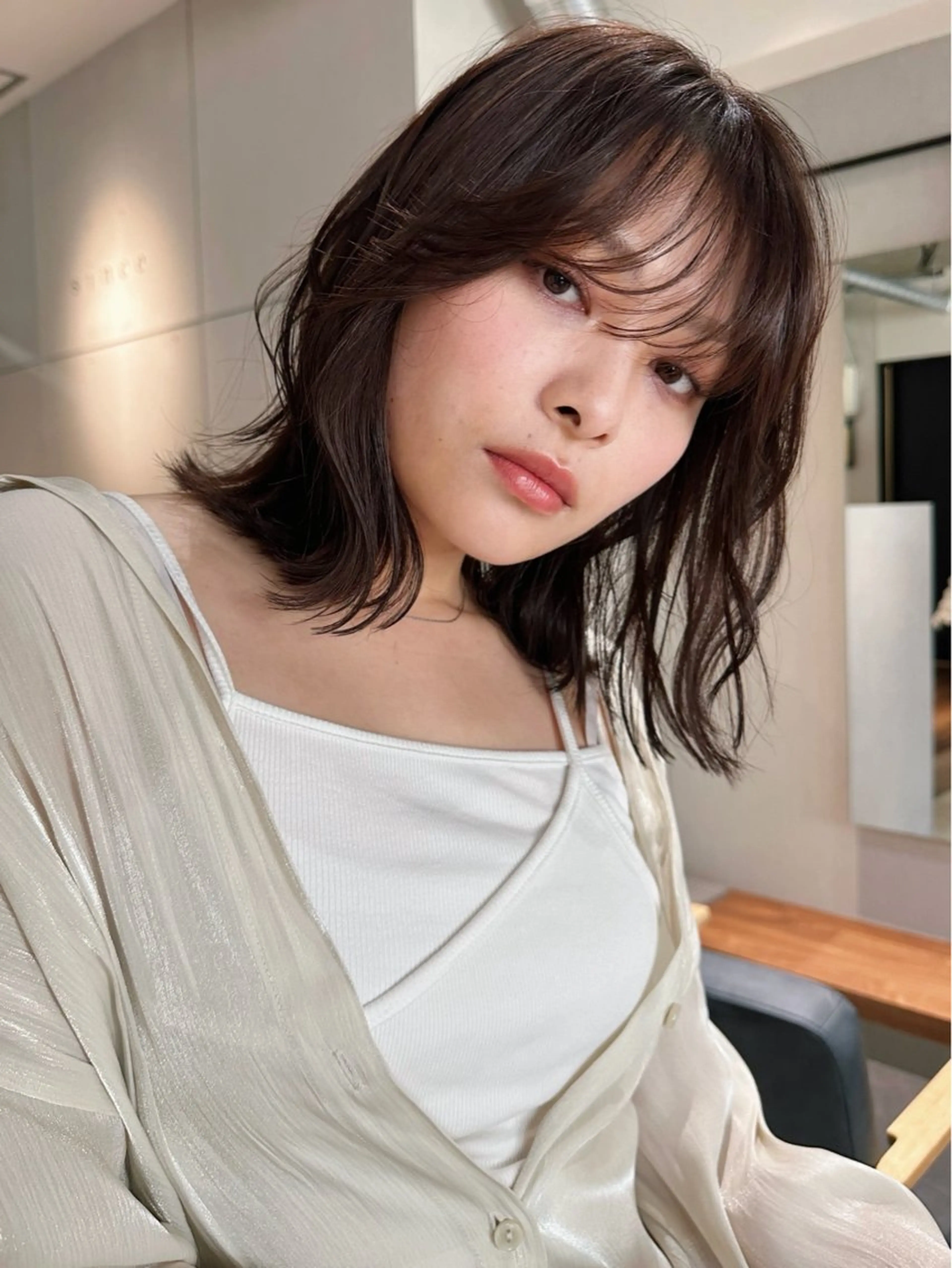 ショート カラー パーマ 🫧小顔×似合わせ× 透明感カラー🫧のヘアスタイル