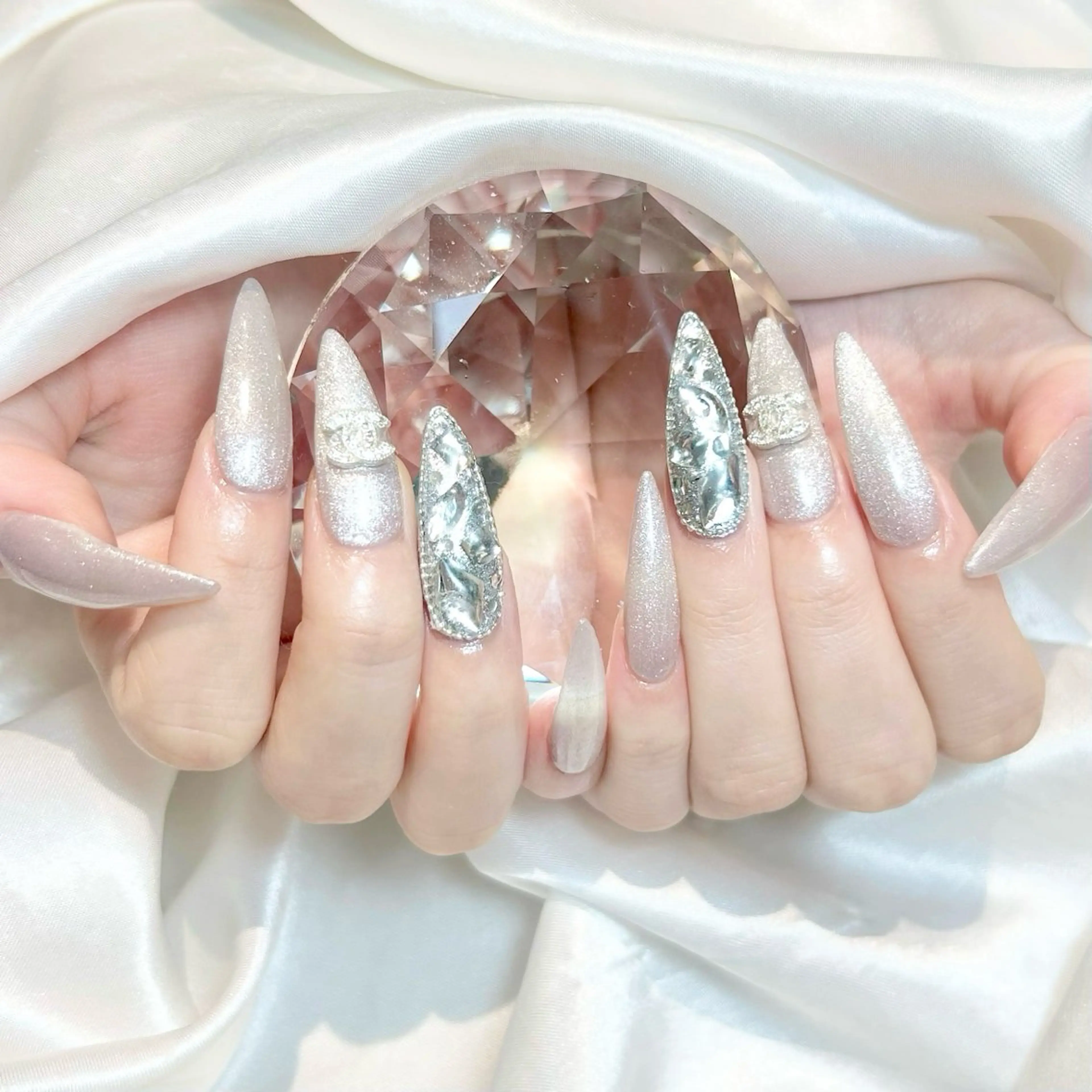 【Jr】オフなし⭐️チップ長さ出し10本＋2本埋め尽くしの写真